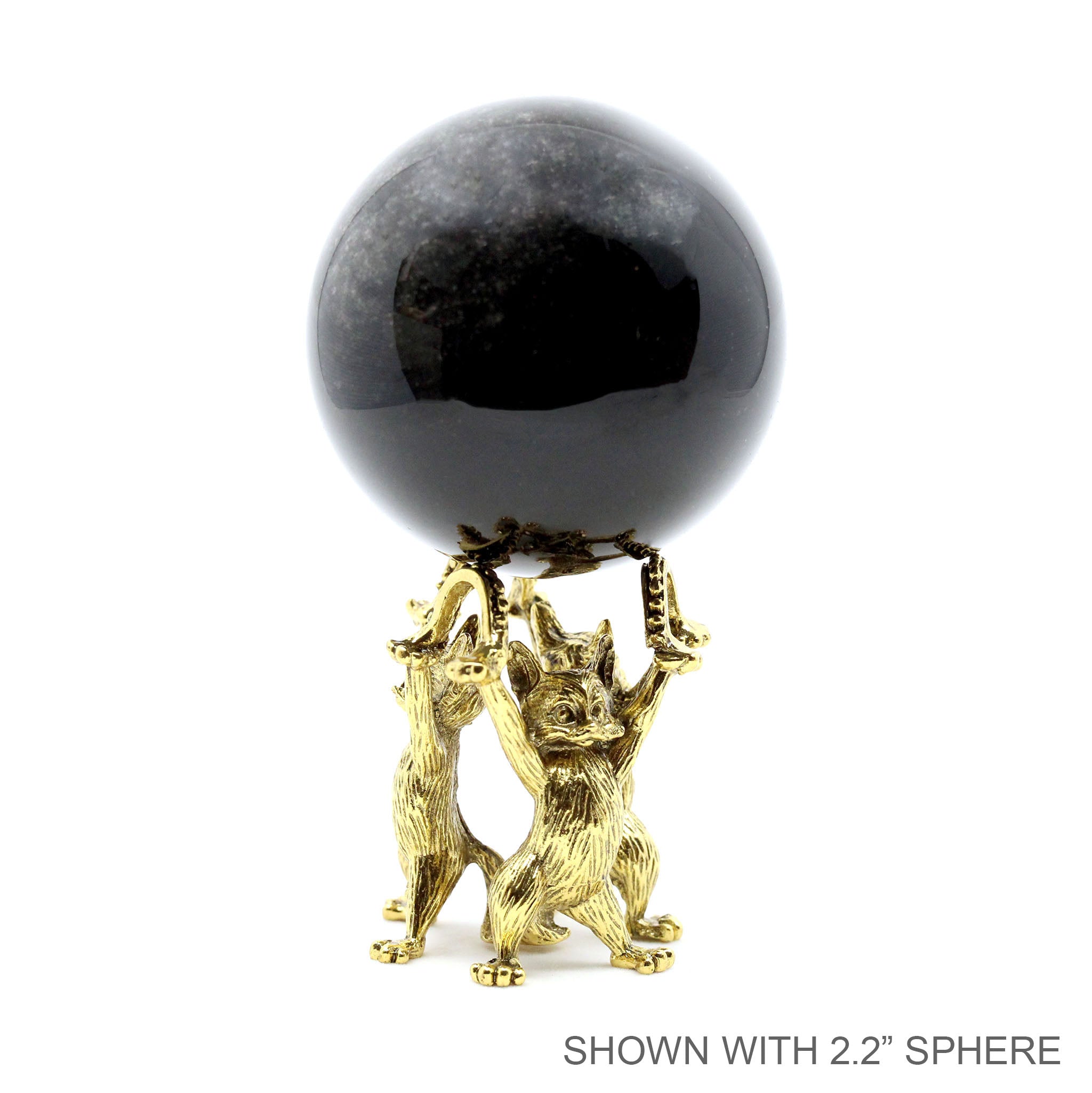 Cat Trio Standing Sphere Stand