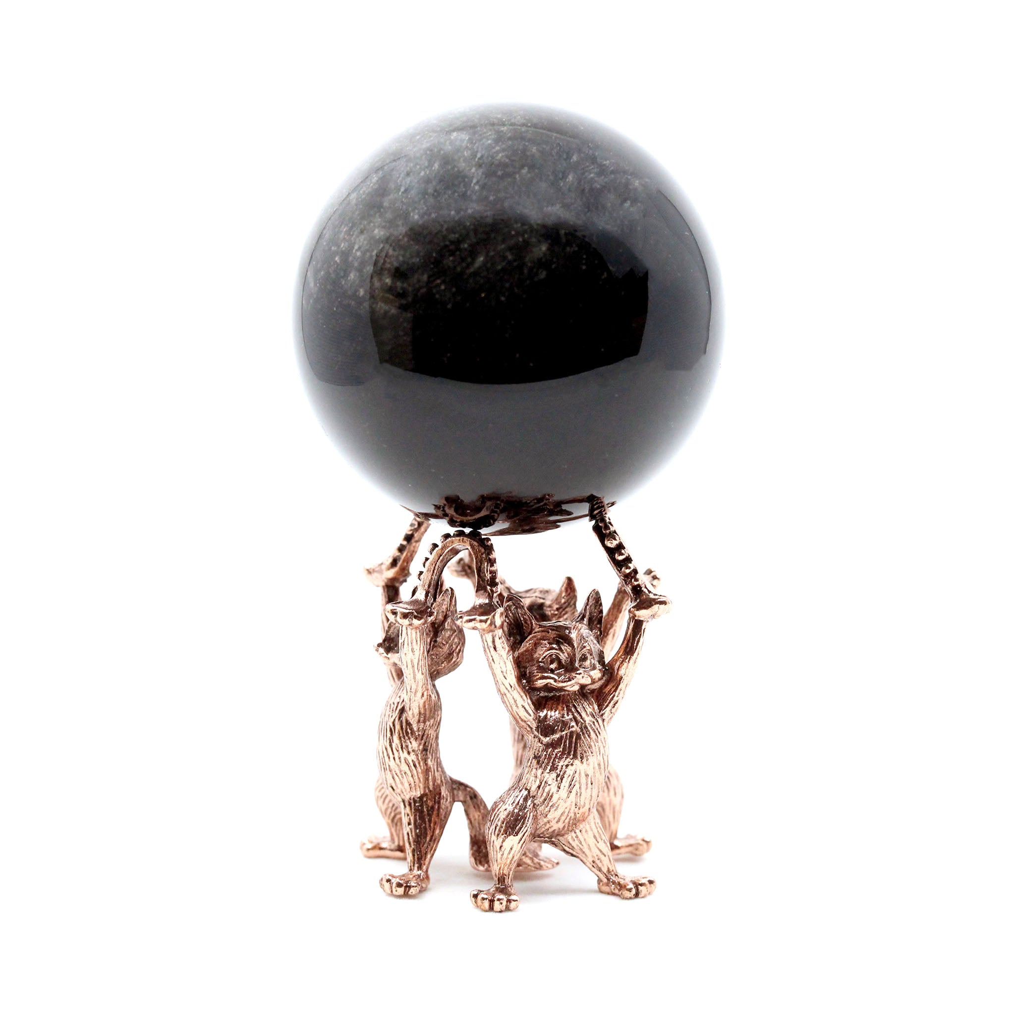 Cat Trio Standing Sphere Stand