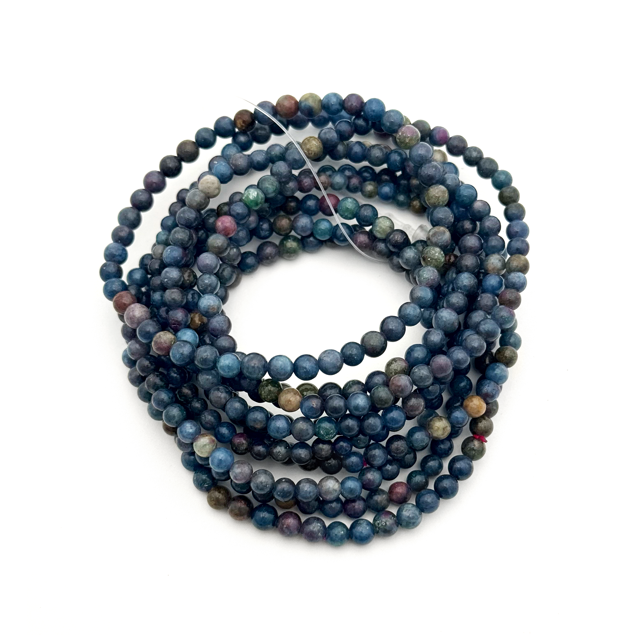 Sapphire and Ruby Bracelet 4-5mm - 10 Pcs