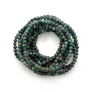 African Turquoise Bracelet 4mm  - 10 Pcs
