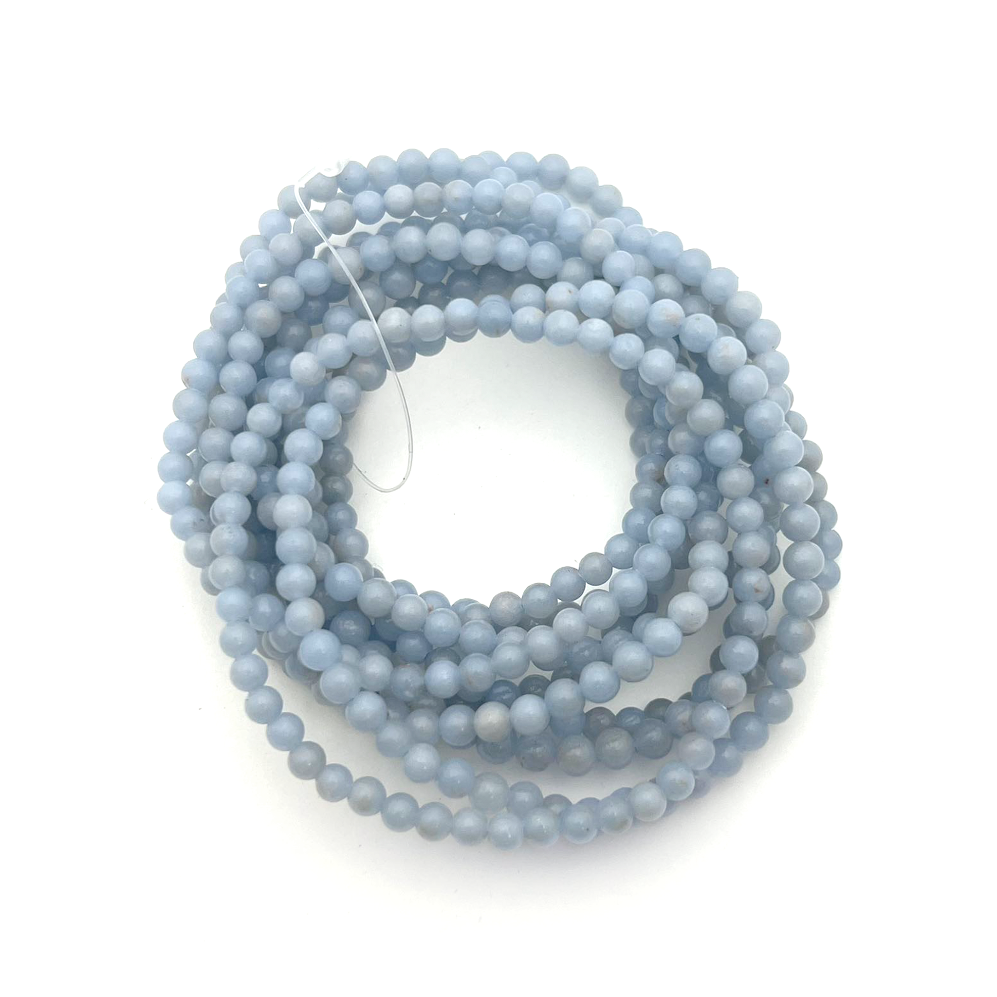 Angelite Bracelet 4mm - 10 Pcs