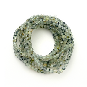 Prehnite Bracelet 4mm - 10 Pcs