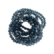 Blue Tiger Eye Bracelet 6mm - 10 Pcs