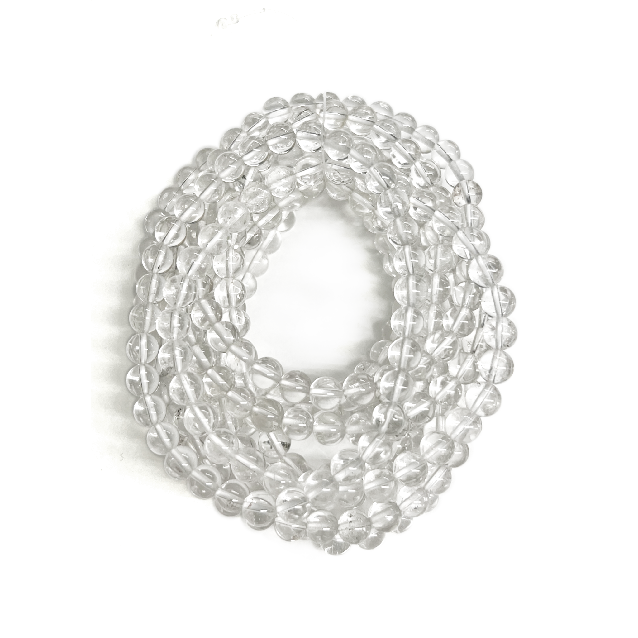 Clear Quartz Bracelet 6mm - 10 Pcs