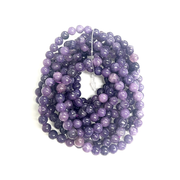 Lepidolite Bracelet 6mm - 10 Pcs
