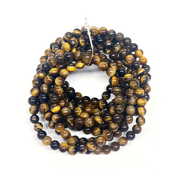 Yellow Tiger Eye Bracelet 6mm - 10 Pcs