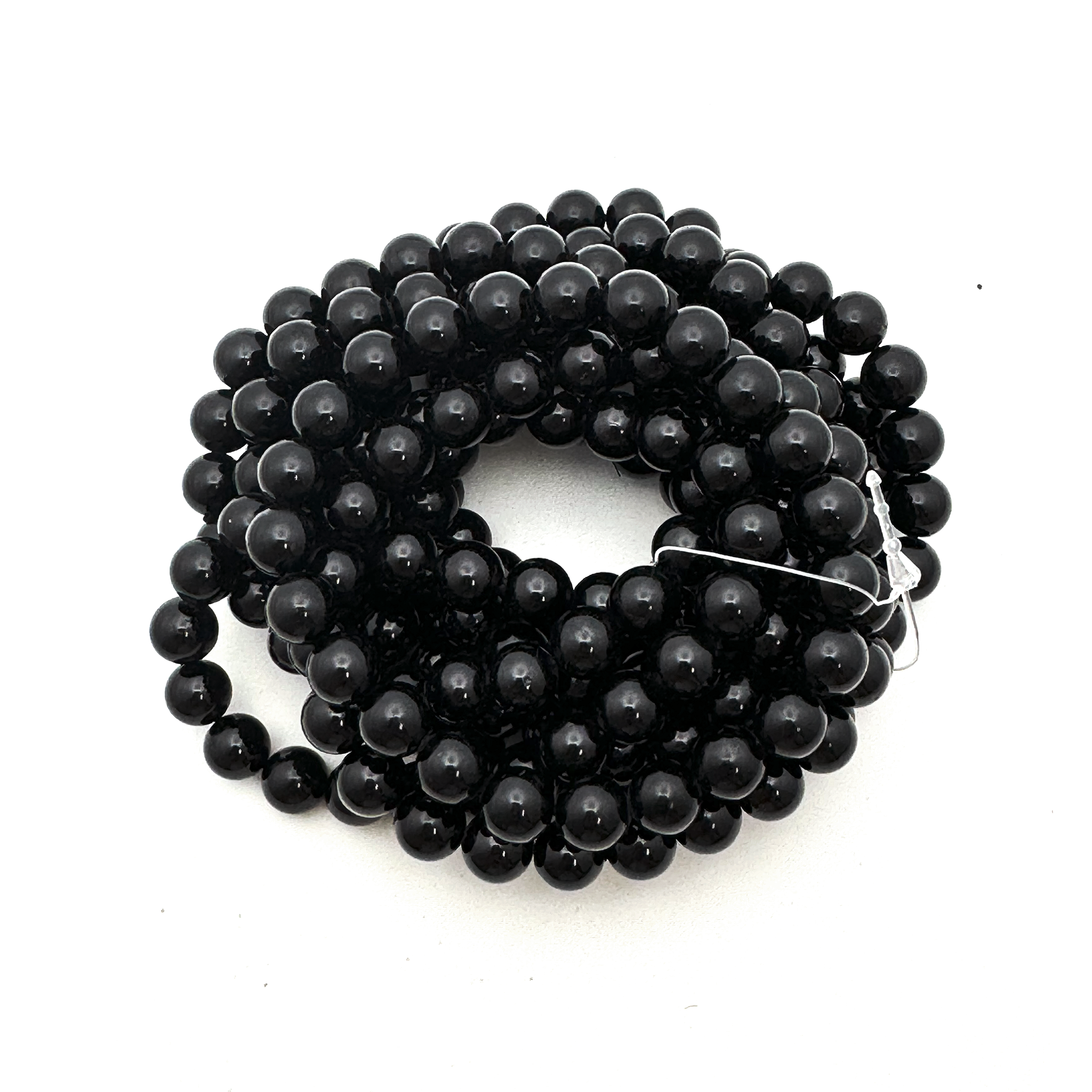 Black Tourmaline Bracelet (A-Grade) 8mm - 10 Pcs