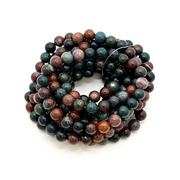 Bloodstone Bracelet 8mm - 10 Pcs