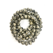 Dalmatian Jasper Bracelet 8mm - 10 Pcs
