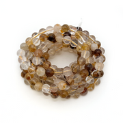 Yellow Hematoid Bracelet 8mm - 10 Pcs