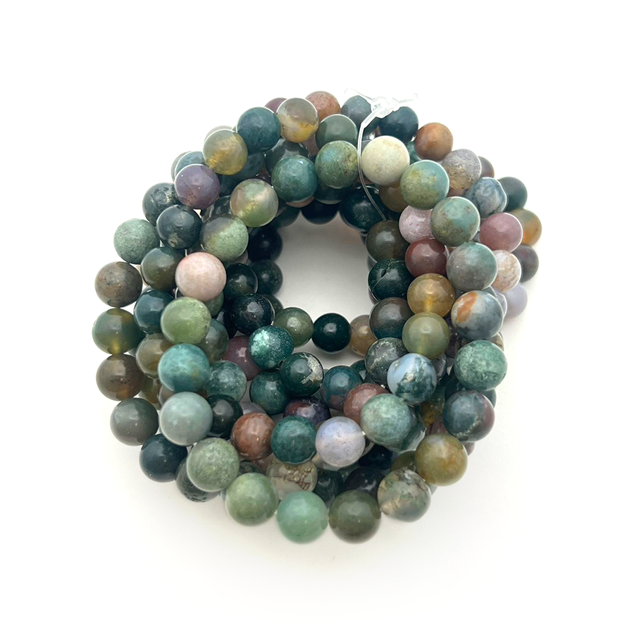 Indian Agate Bracelet 8mm - 10 Pcs
