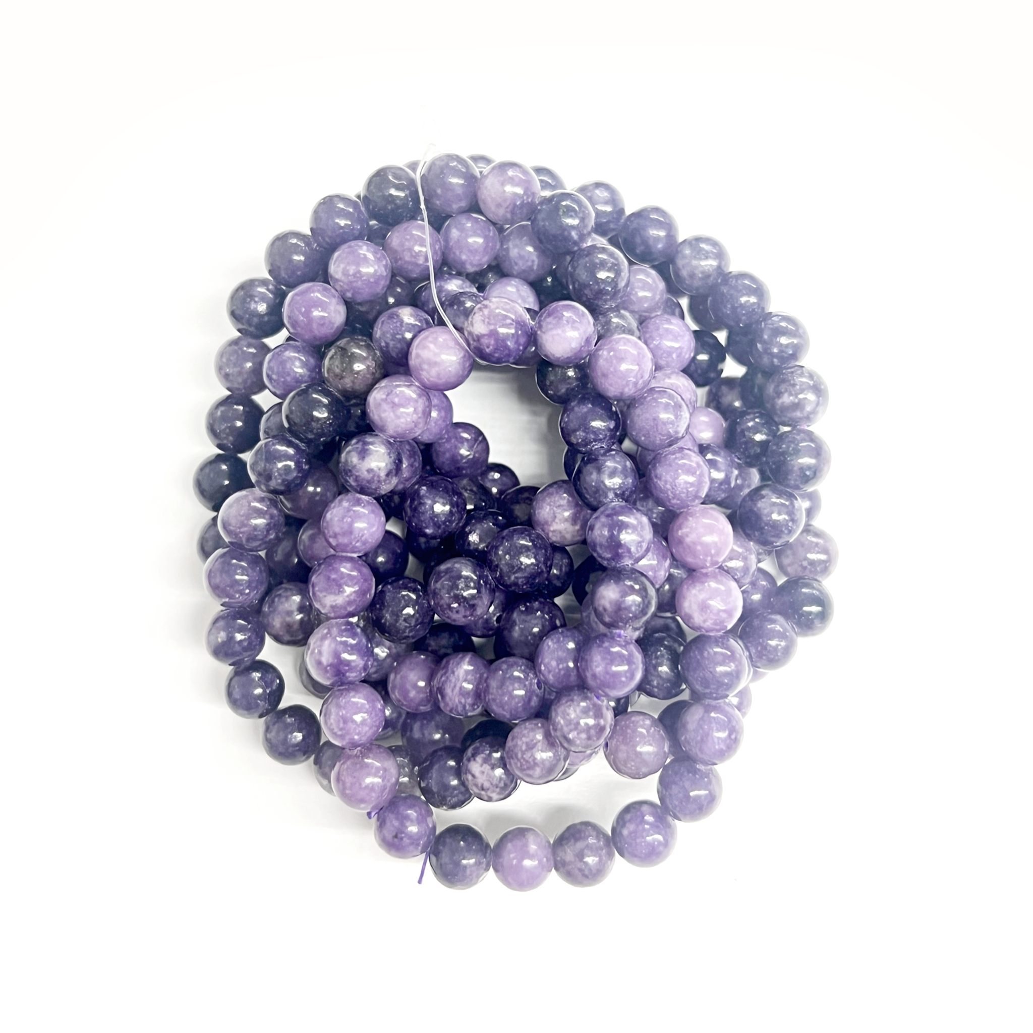 Lepidolite Bracelet 8mm - 10 Pcs