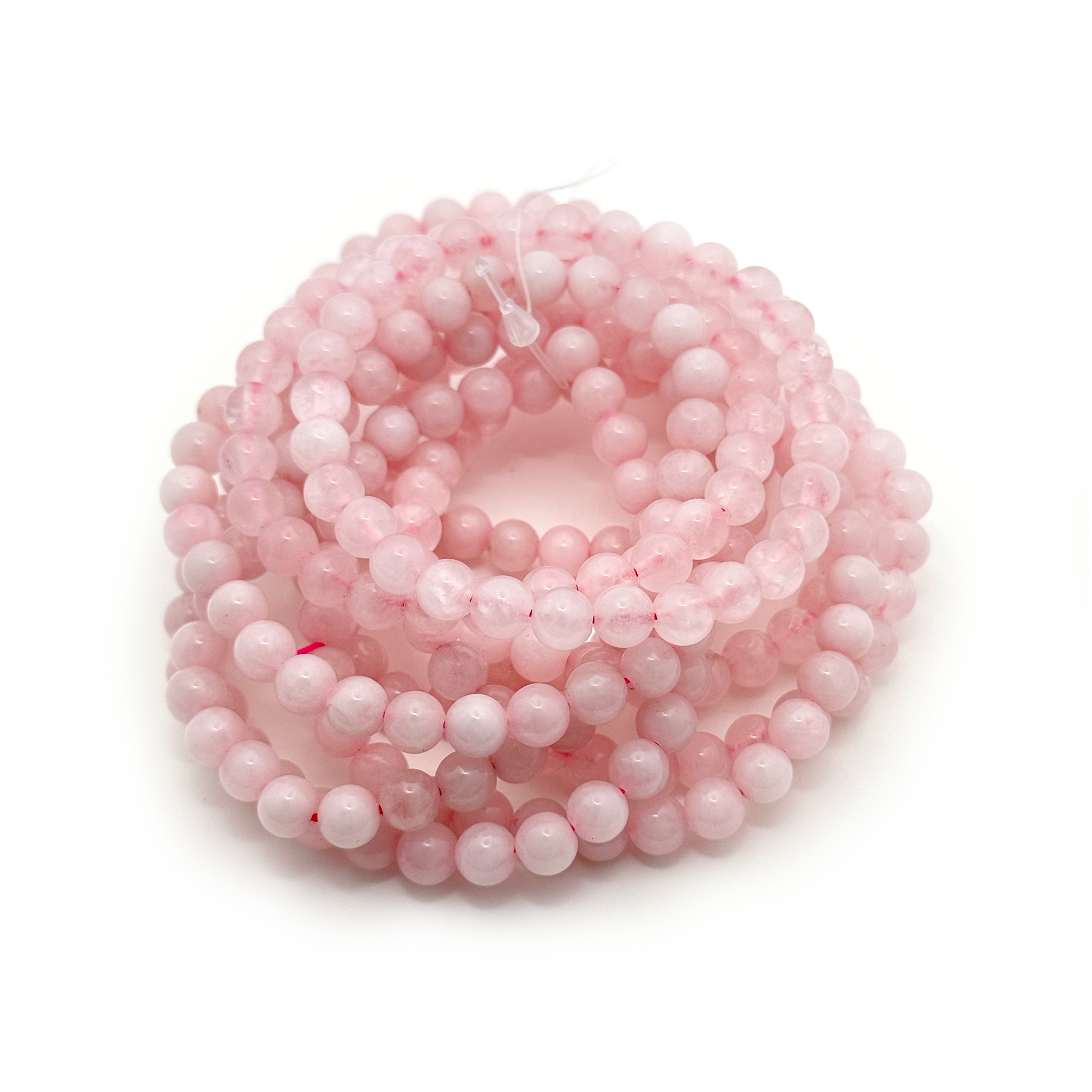 Rose Quartz Bracelet 8mm - 10 Pcs
