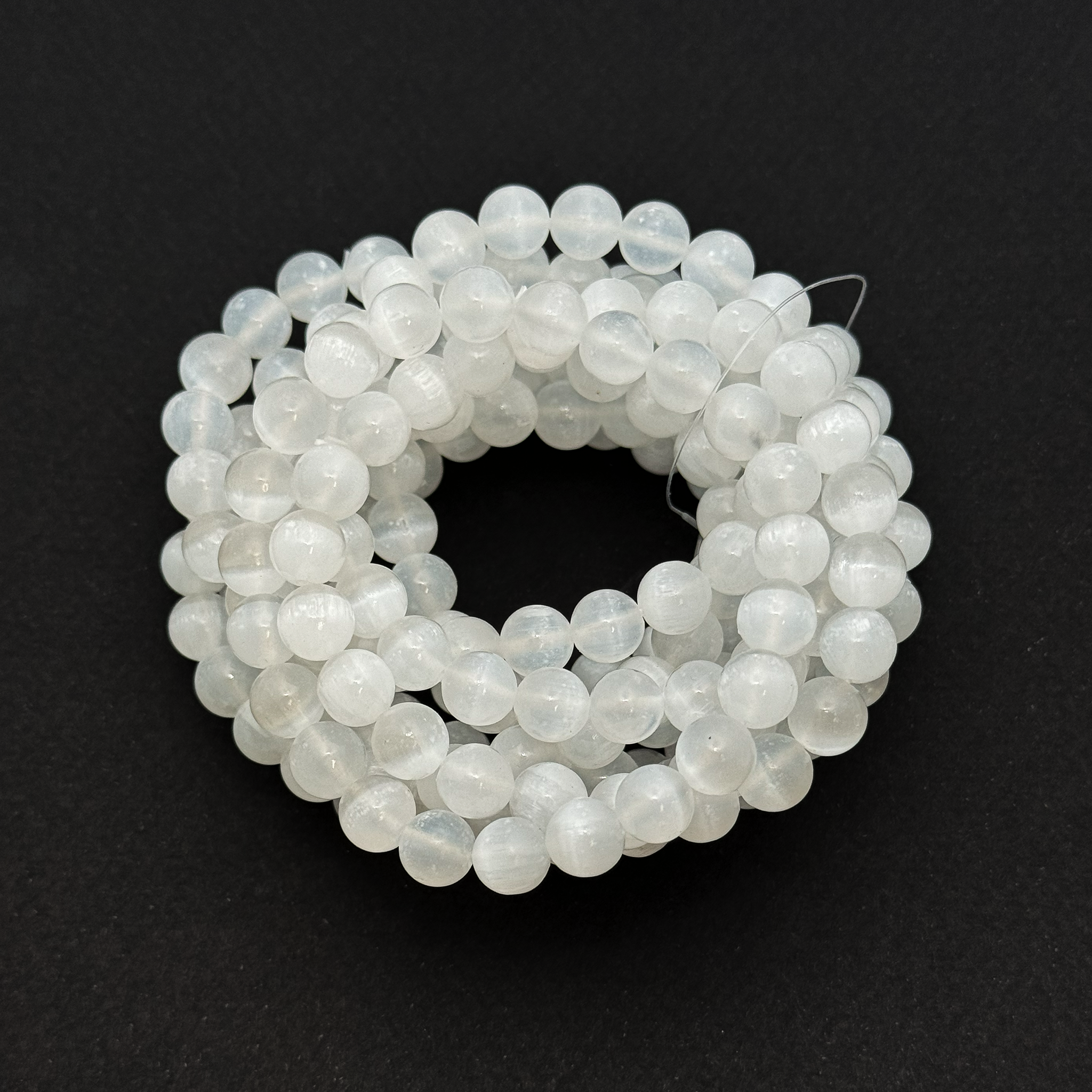 Selenite Bracelet 8mm - 10 Pcs