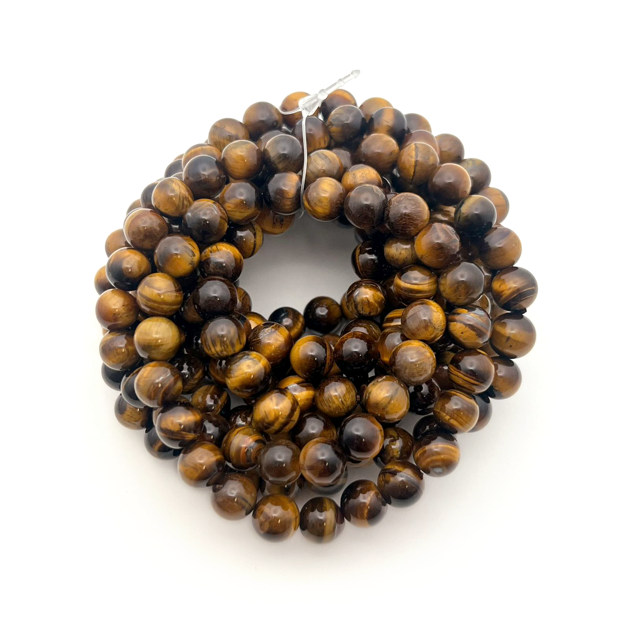 Yellow Tiger Eye Bracelet 8mm - 10 Pcs