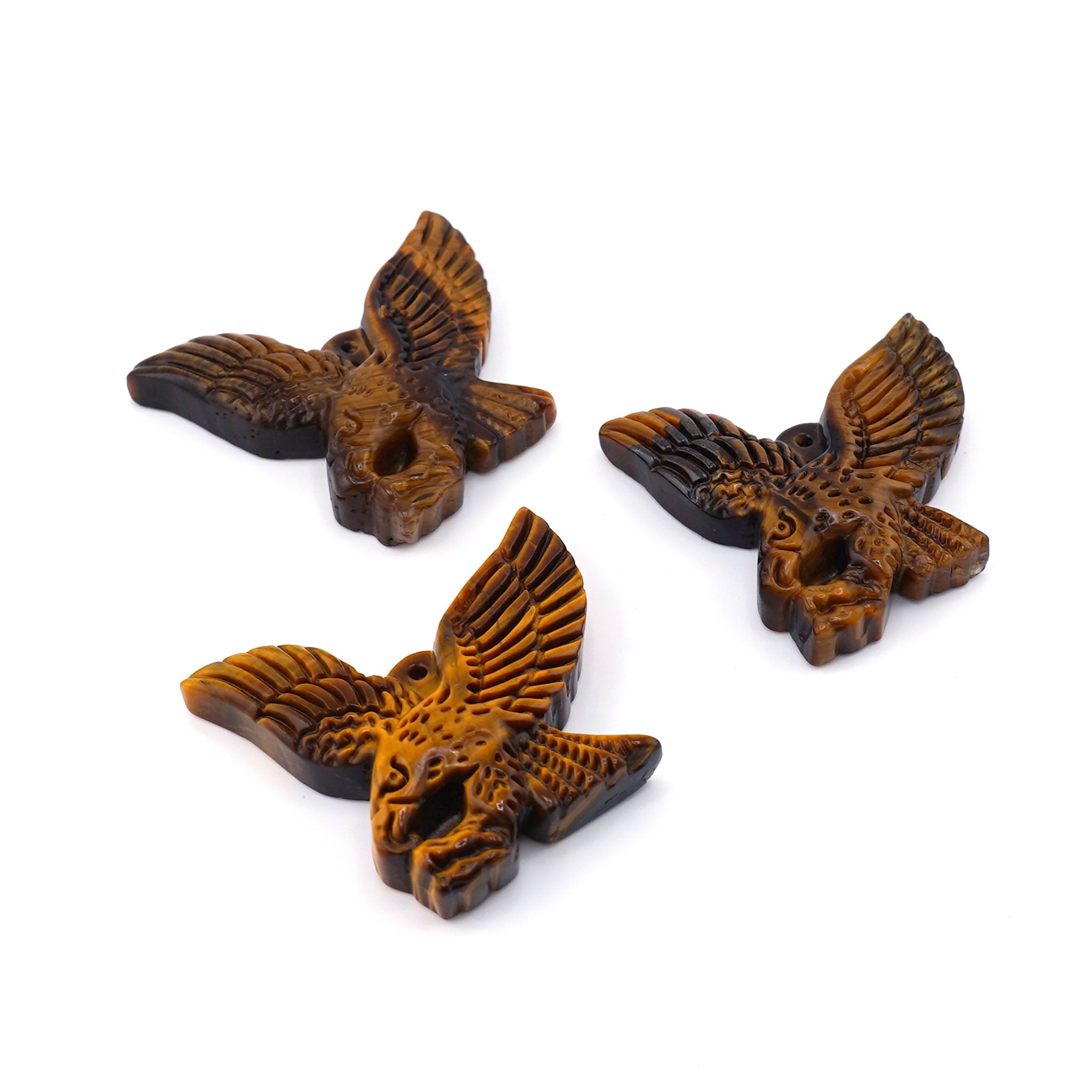 Yellow Tiger Eye Eagle Cabochon