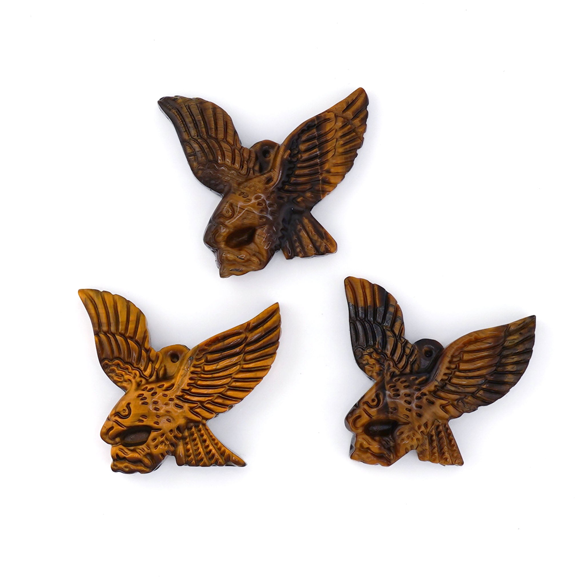 Yellow Tiger Eye Eagle Cabochon