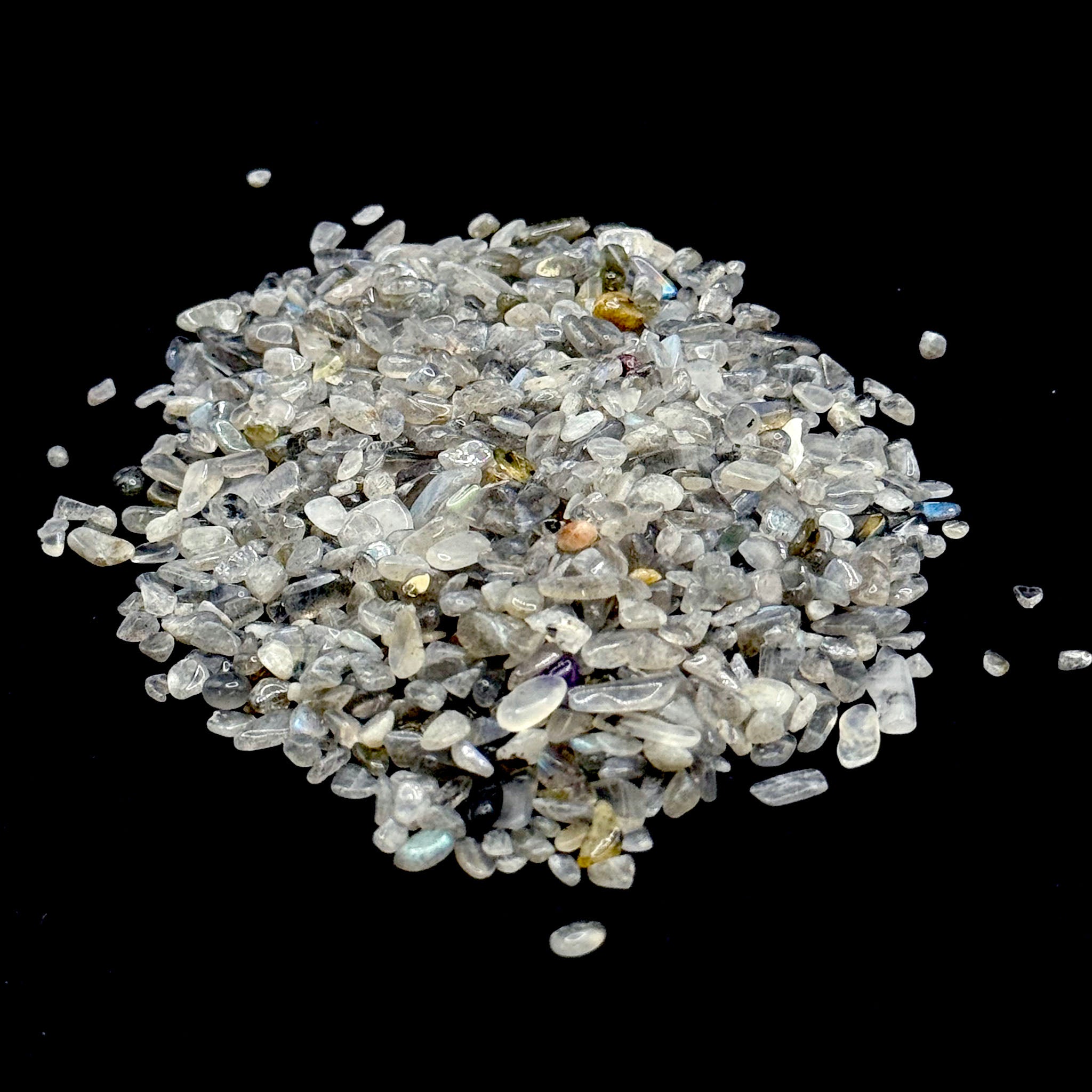 Labradorite Mini Chips - 1 lb Bag