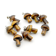 Mushroom Pendant - 10 Pcs