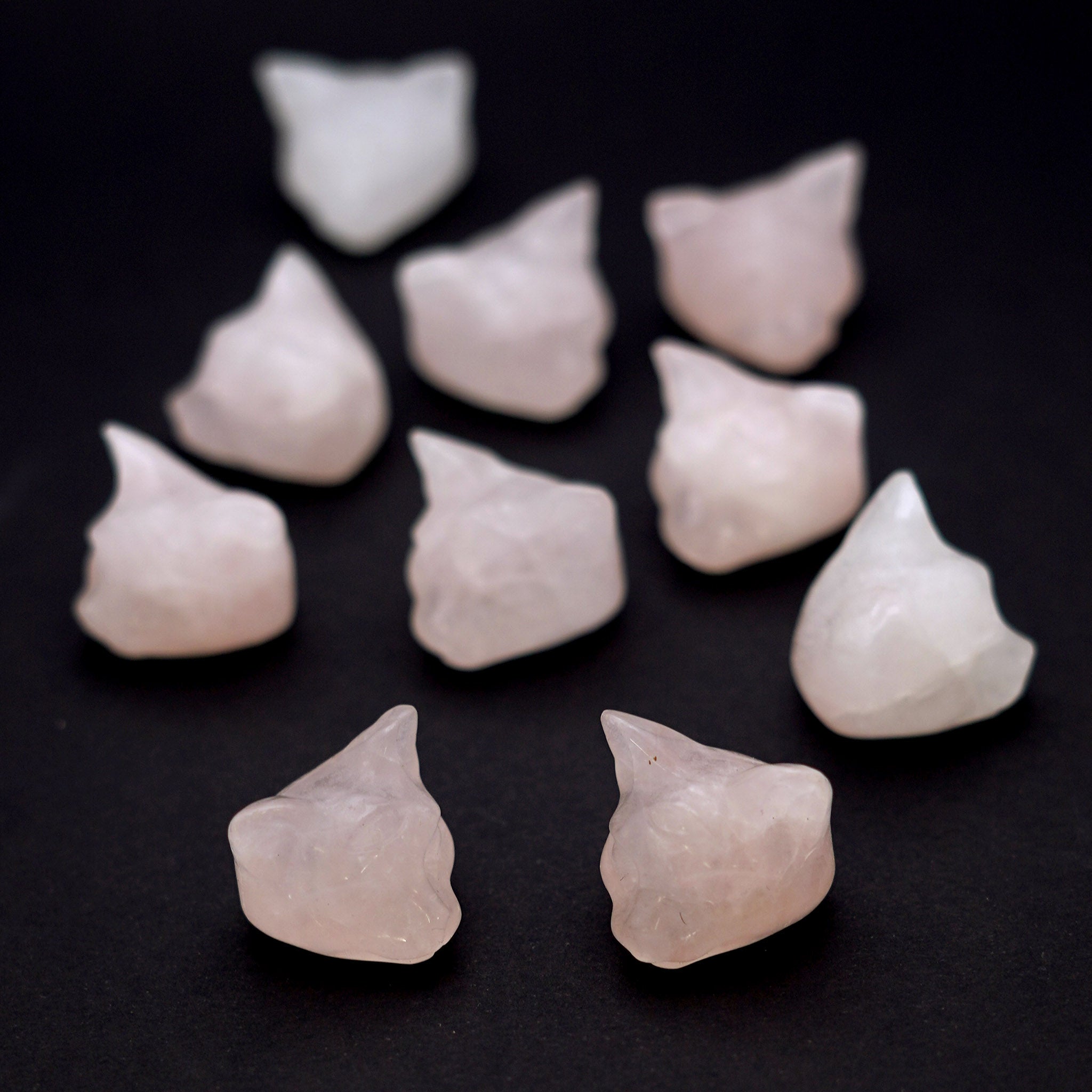 Cat Head with Third Eye 1 Inche - 10 Pcs