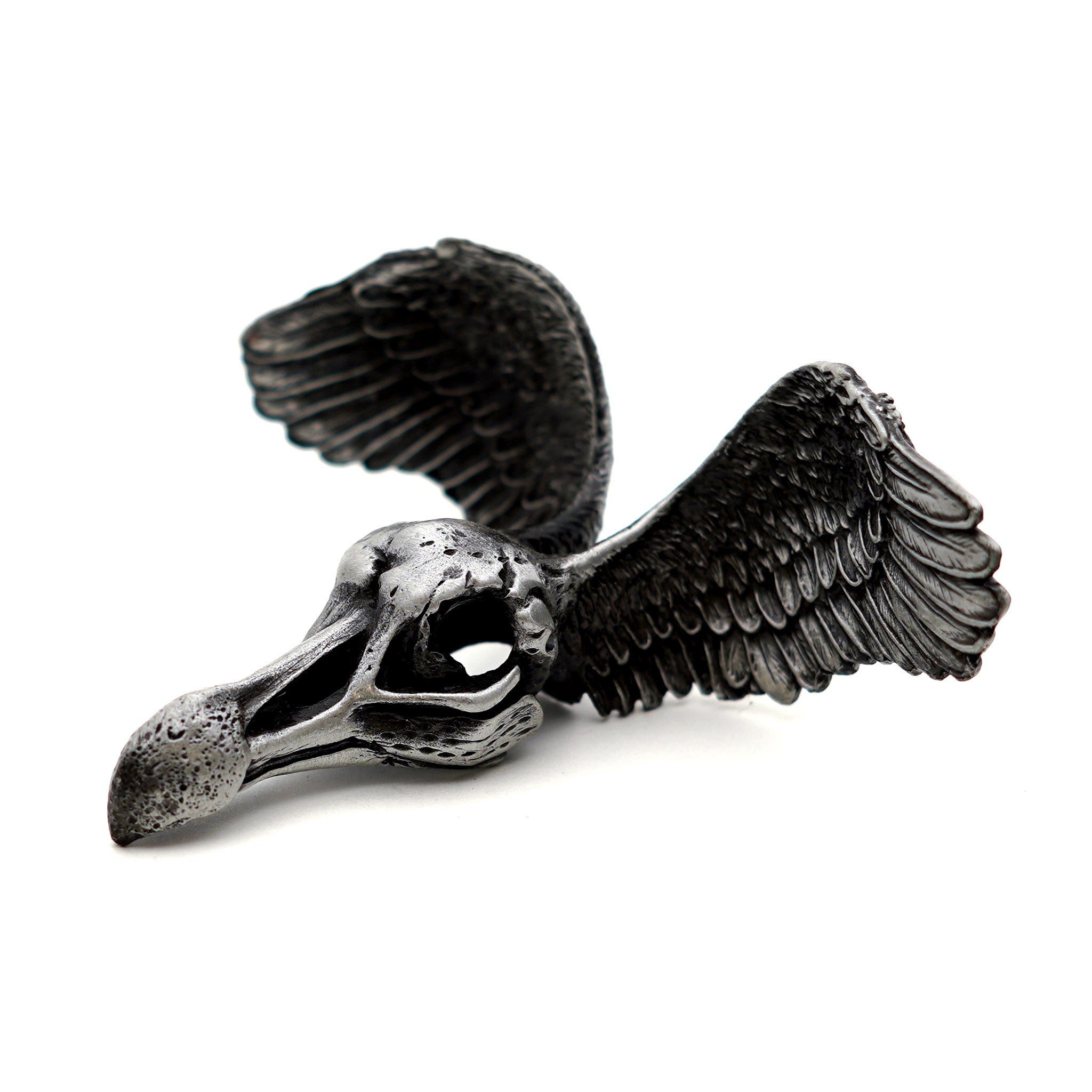 Bird Skull with Wings Sphere Stand