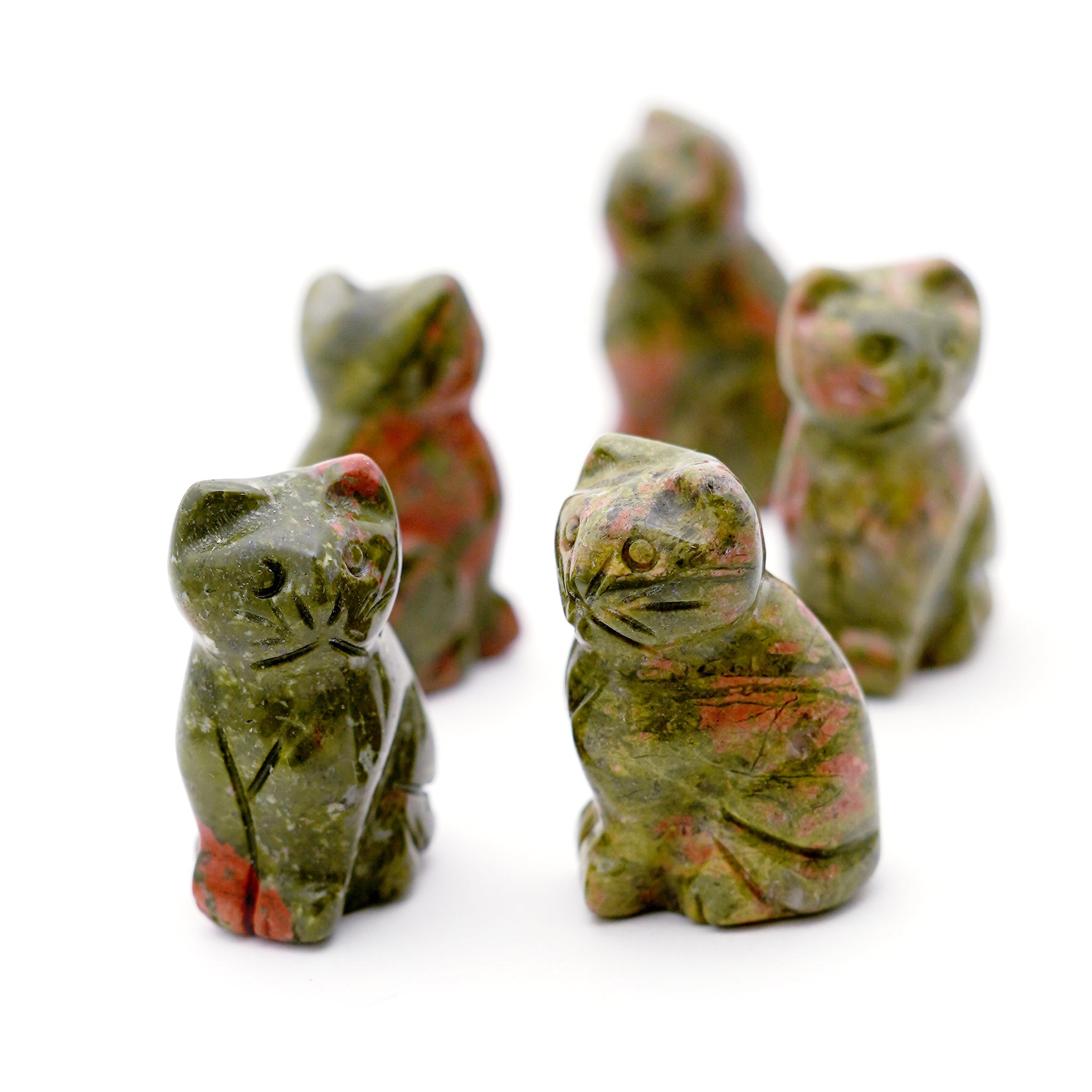 Cat Sitting 1.5 Inches - 5 Pcs