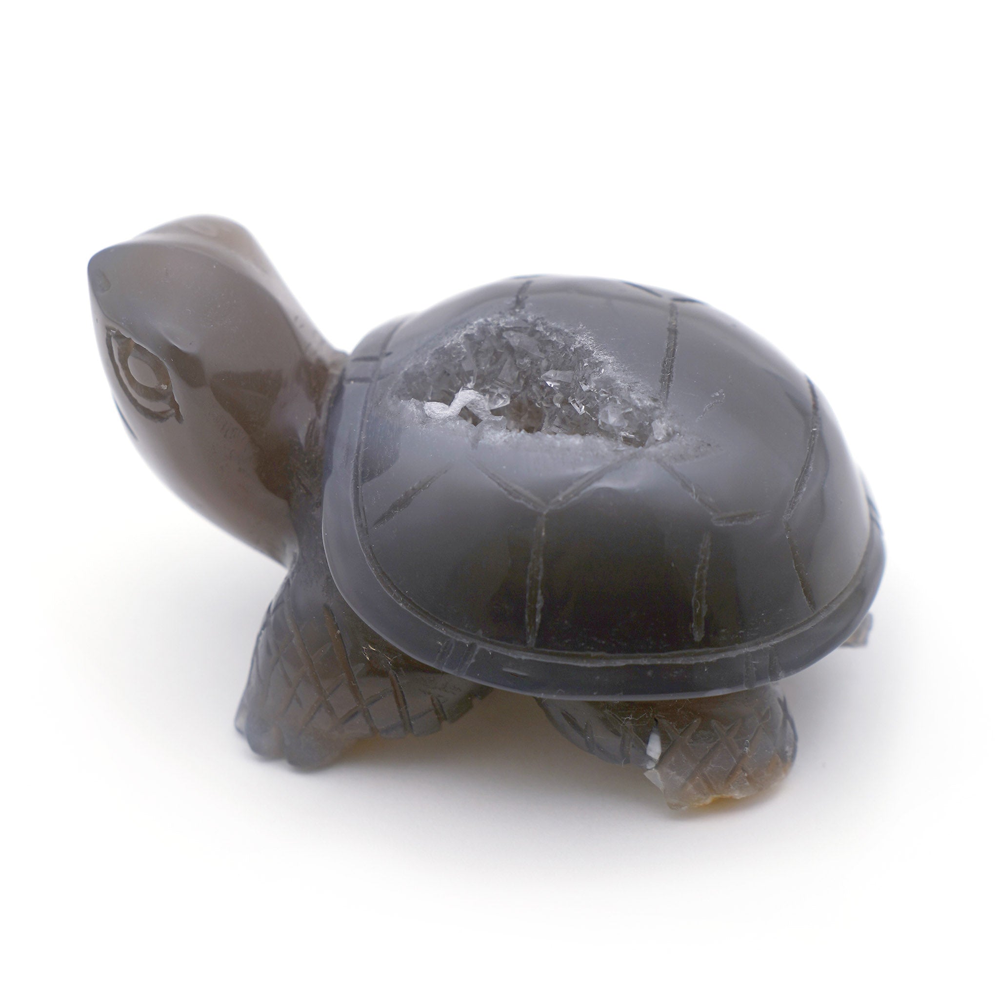 Agate Turtle Carving