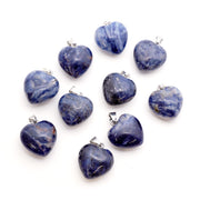 Heart Pendant 0.8 Inch (20 mm) - 10 Pcs
