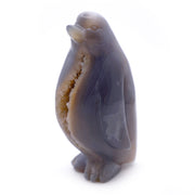Agate Penguin Carving