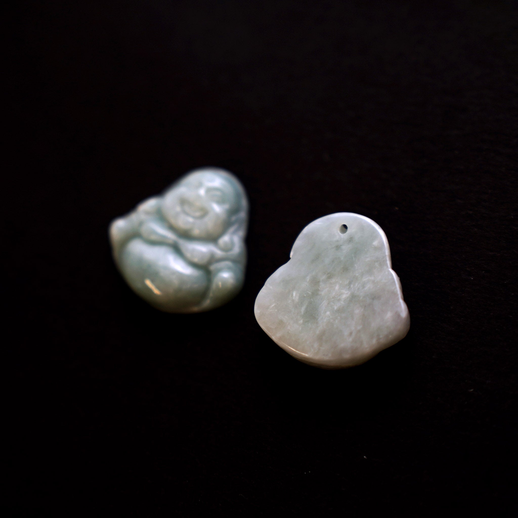 Small Buddha Jade Pendant - 10 Pcs