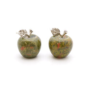 Apple with Metal Stem 1.4 Inches