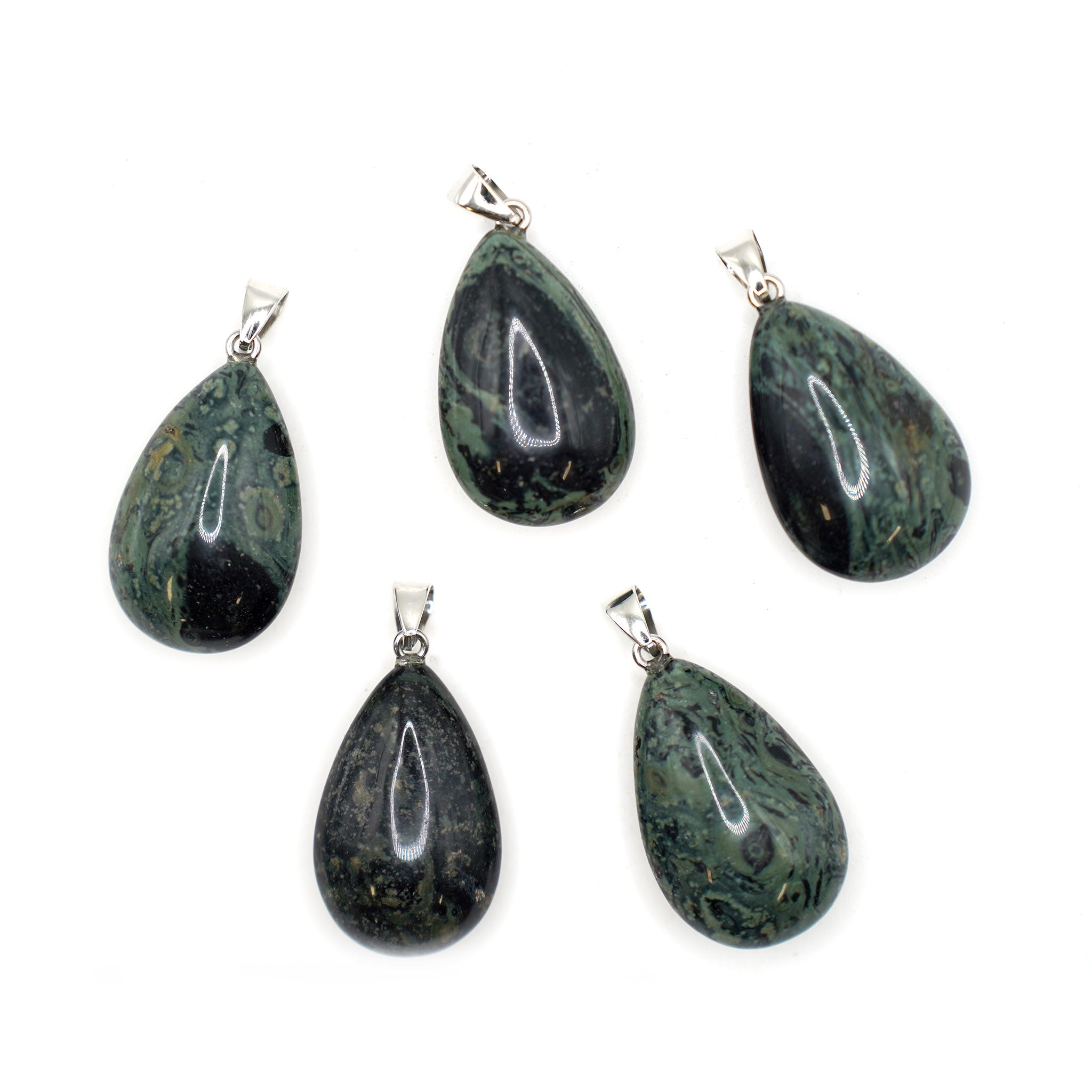 Teardrop Pendant 1.4 Inches - 5 Pcs