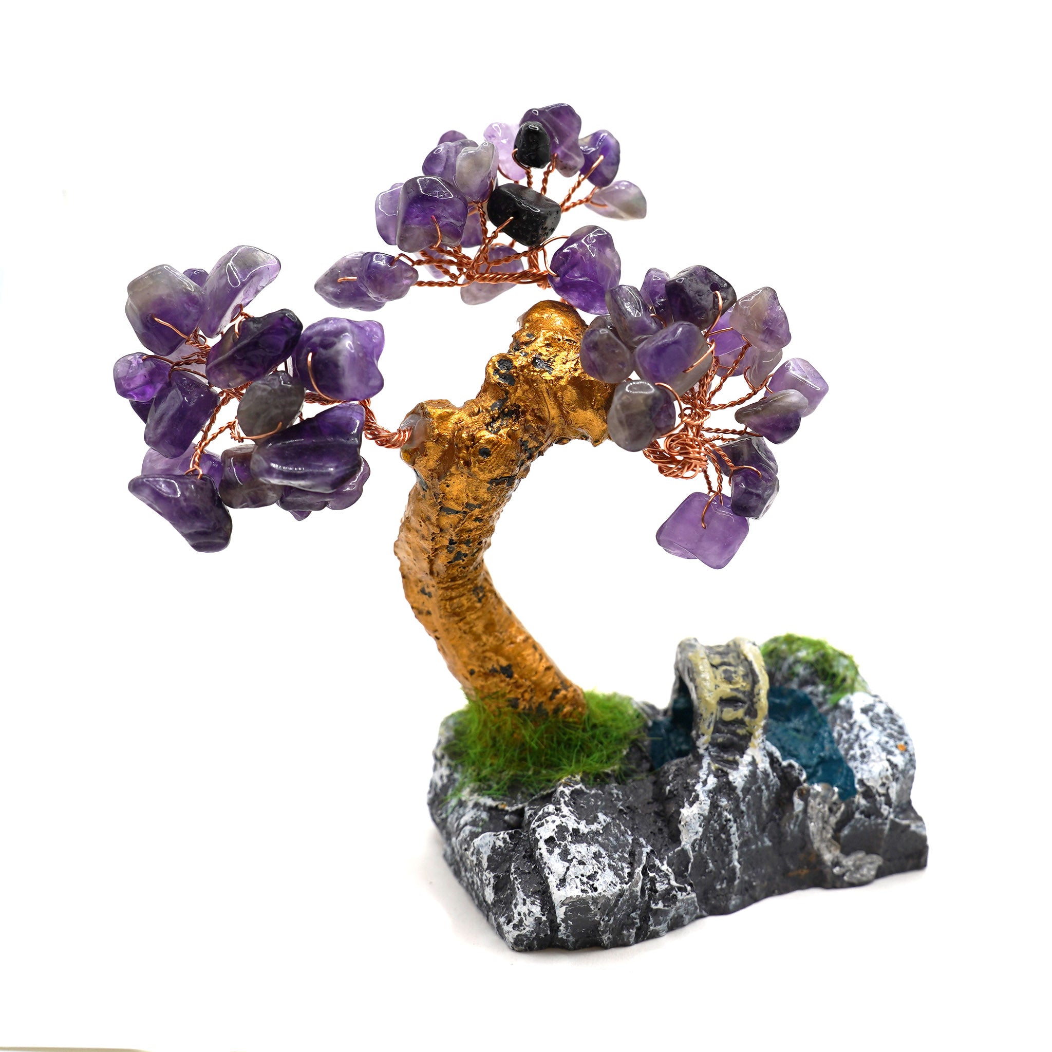 Wire Gem Tree on Landscape