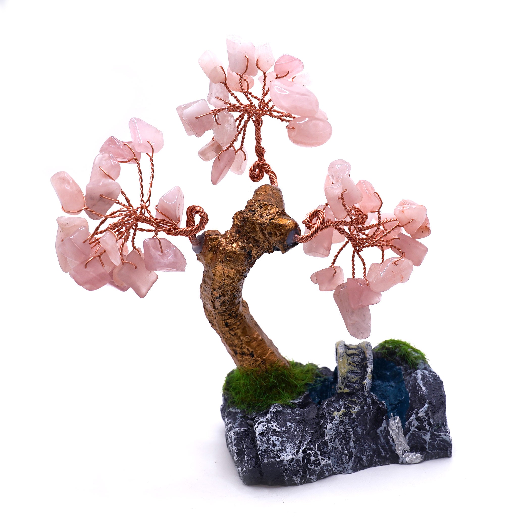 Wire Gem Tree on Landscape