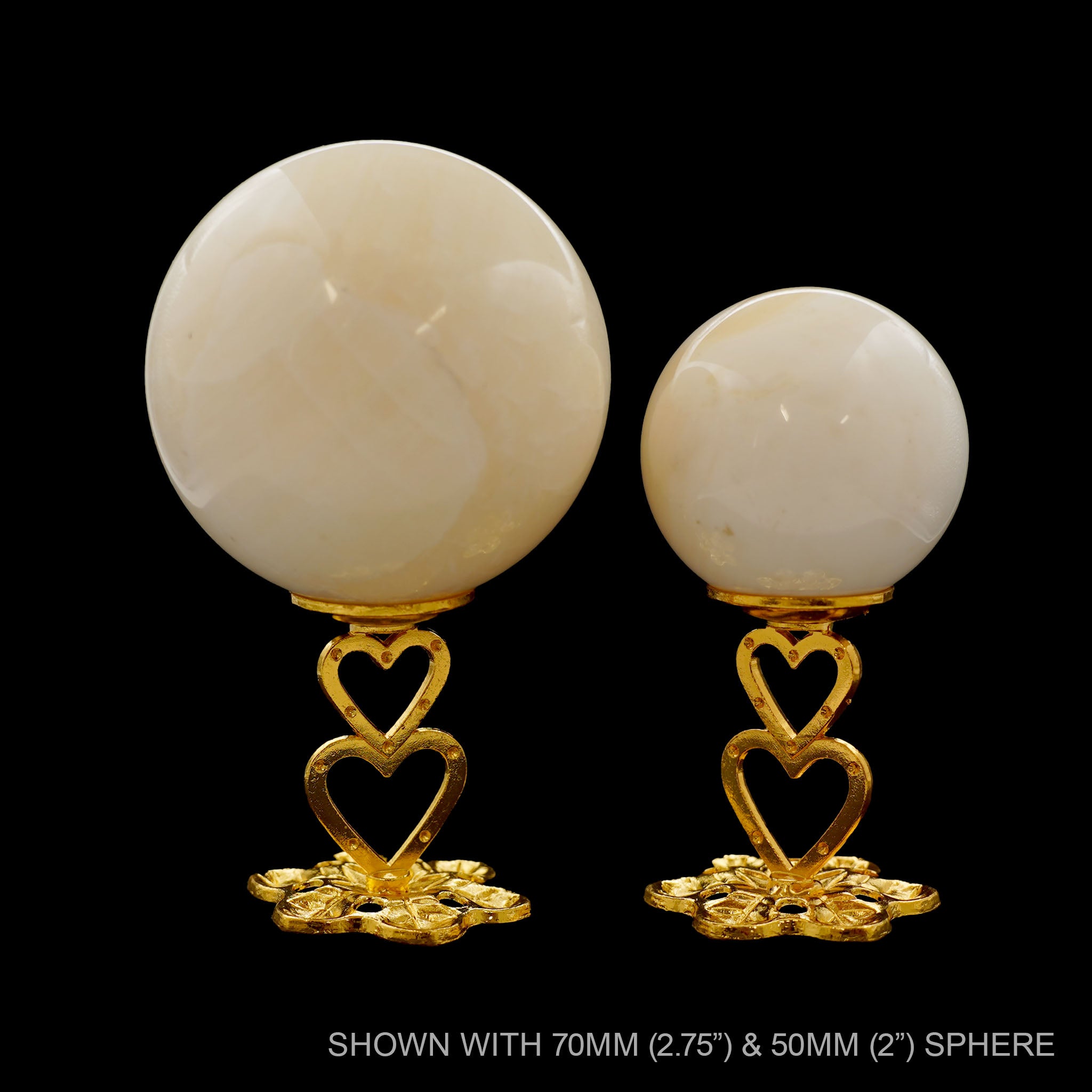 Double Heart Sphere Stand