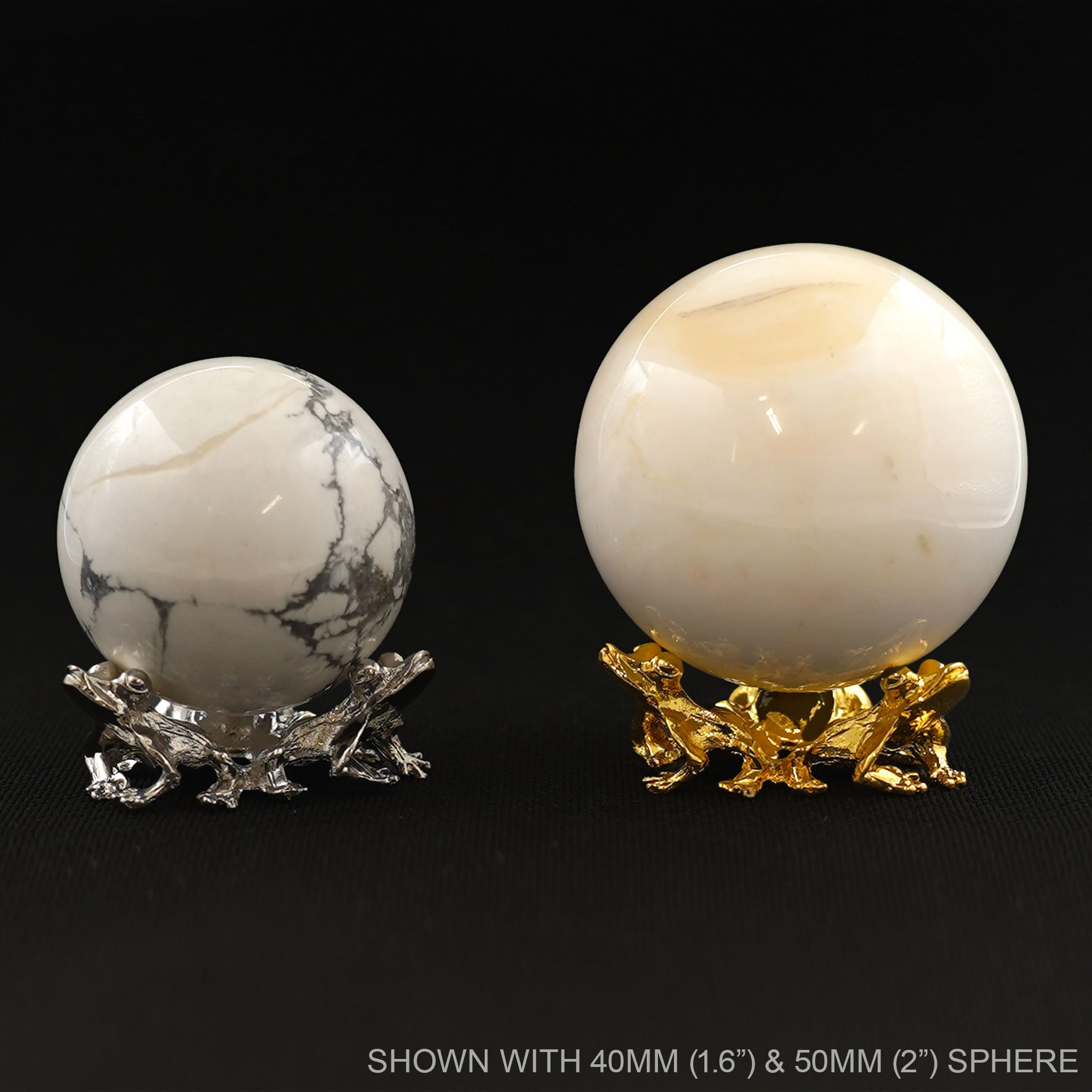 Frog Trio Sphere Stand