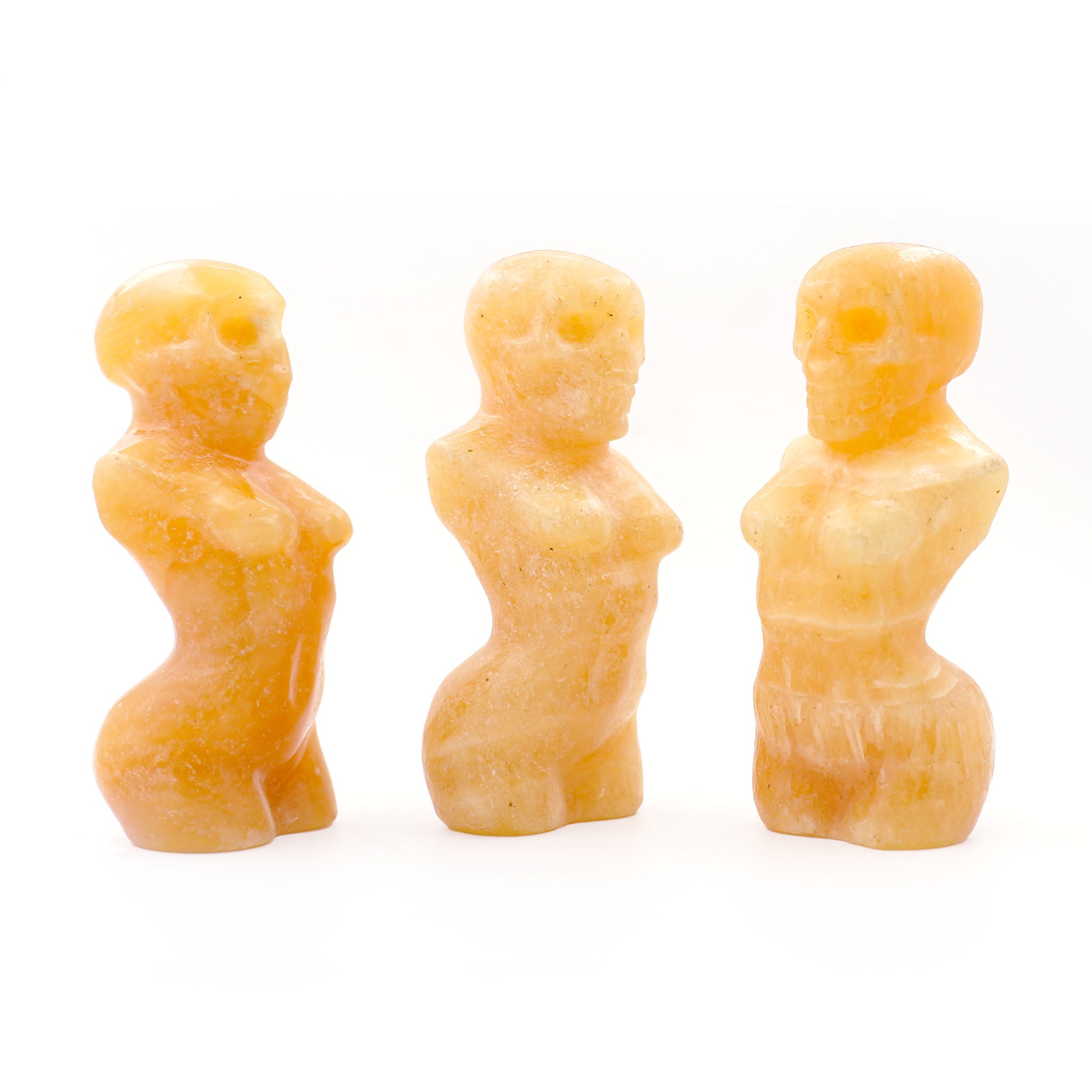 Female Body with Skull 4 Inches