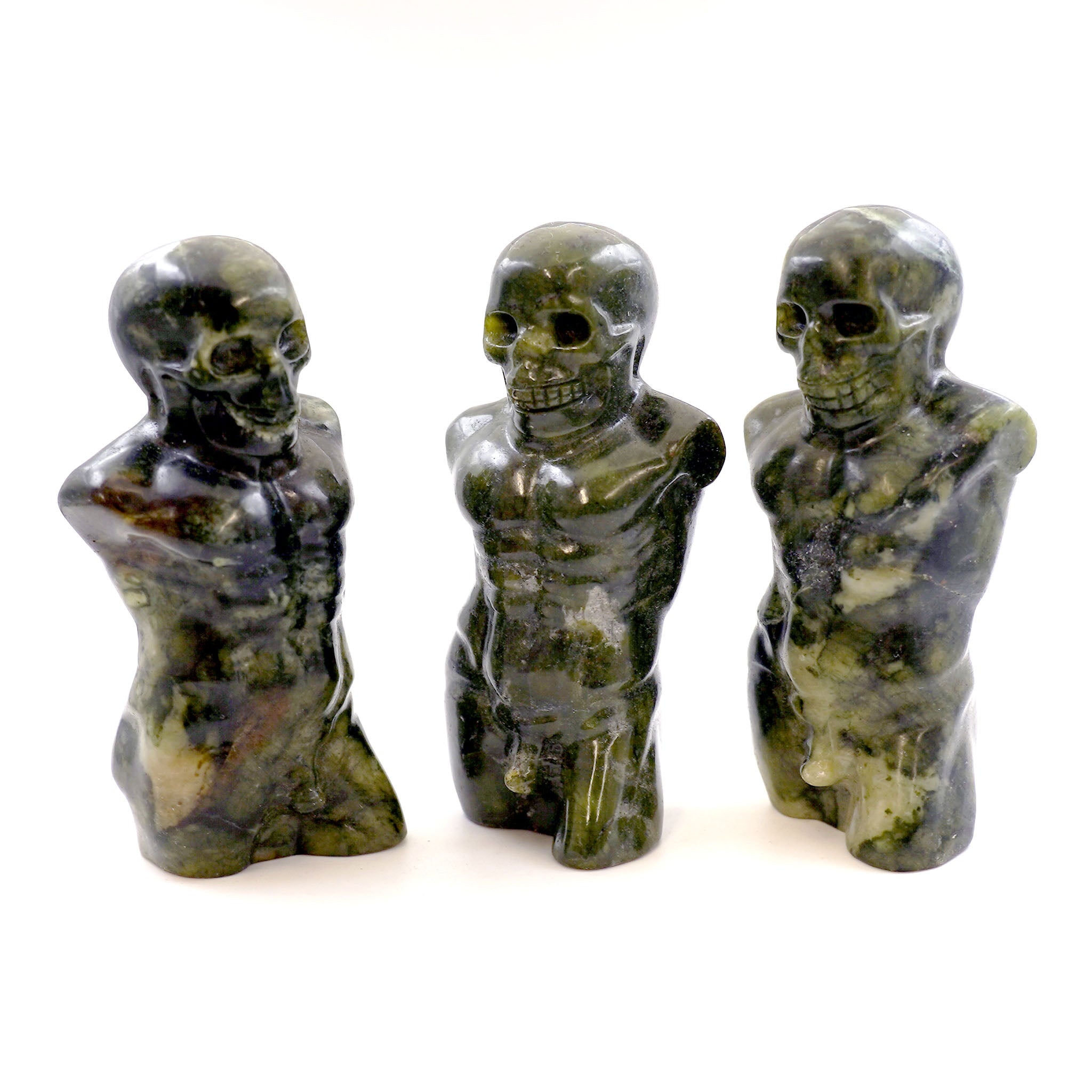 Male Body with Skull 4 Inches