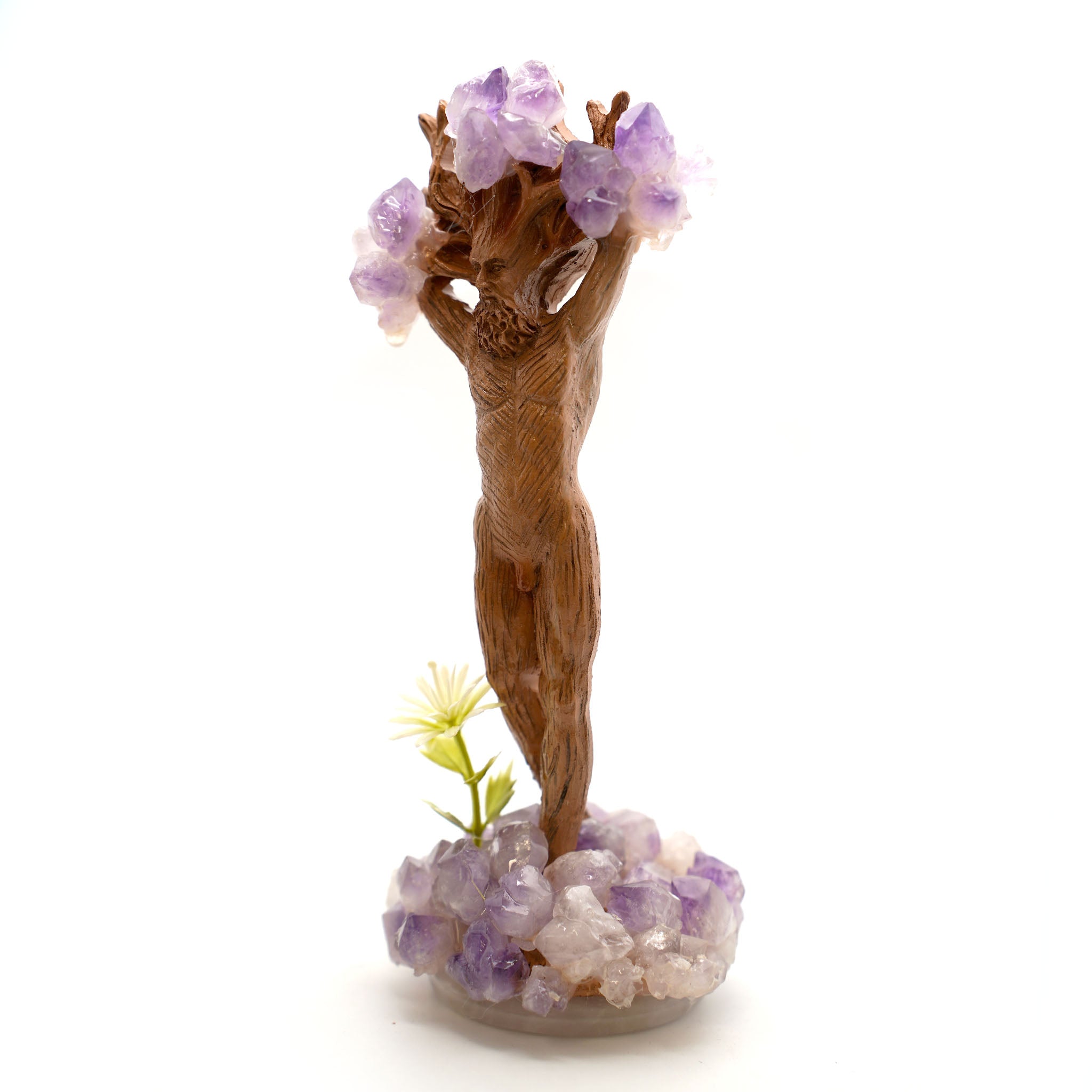 Tree Fairy Dryad with Crystals