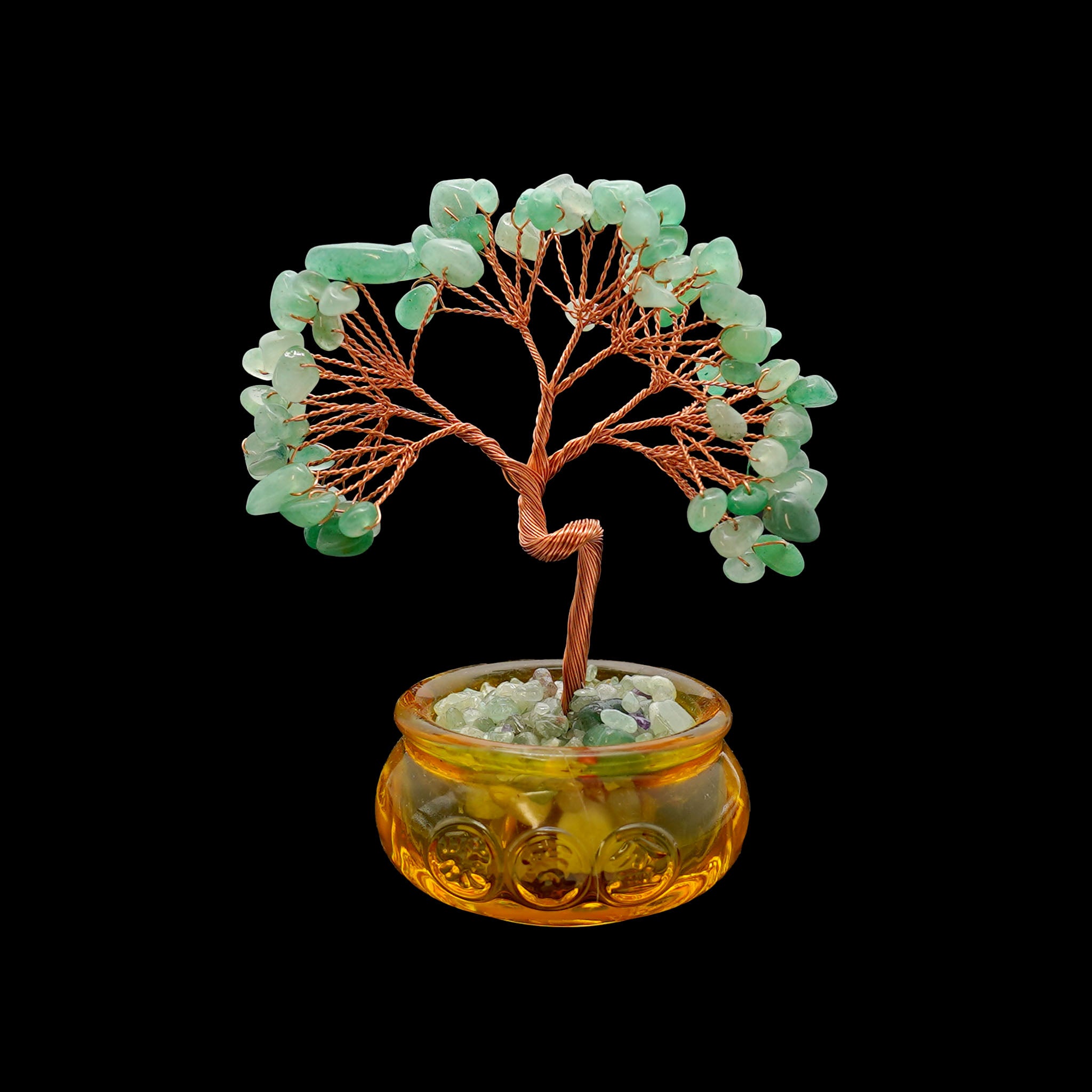 Wire Gem Tree in Wealth Bowl