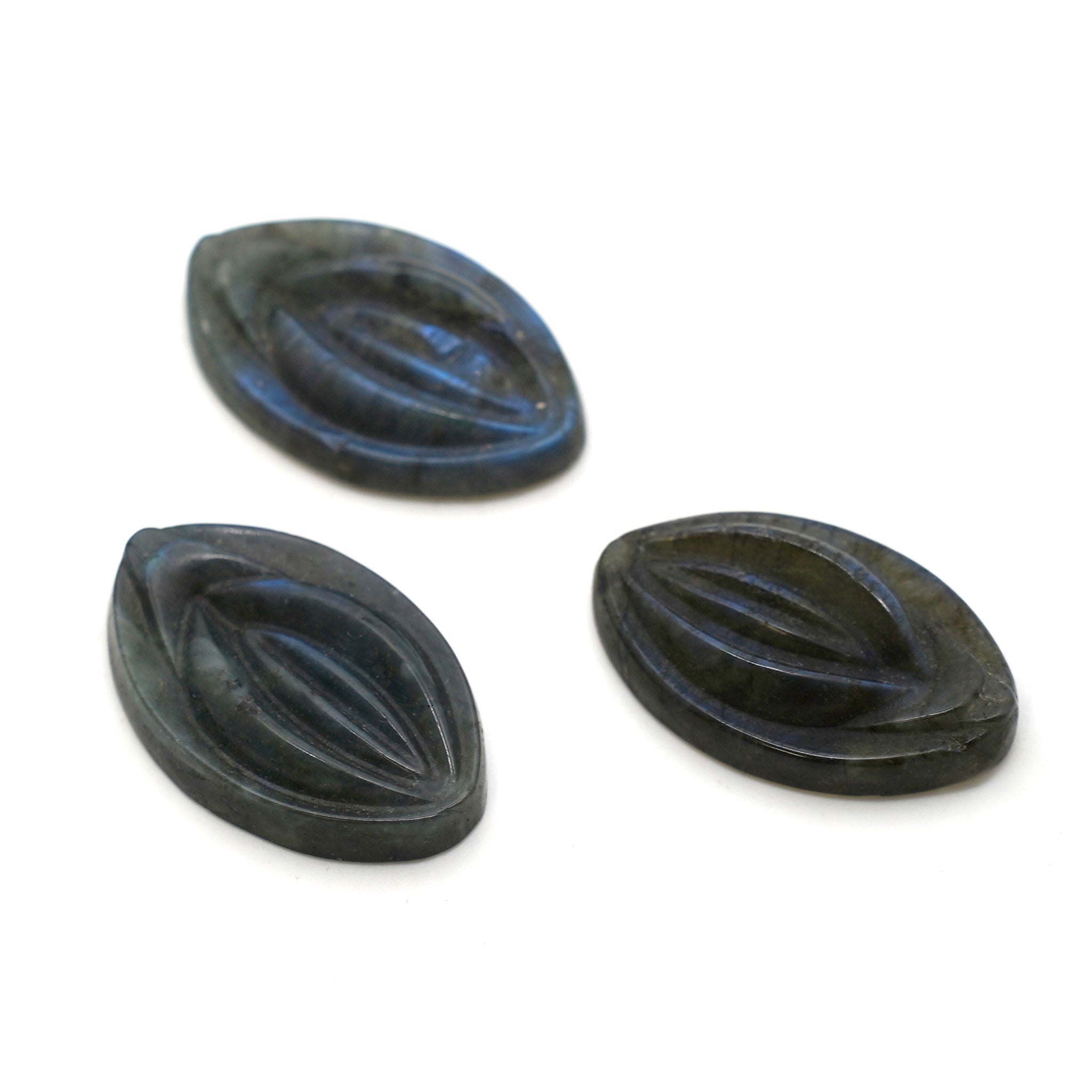 Labradorite Yoni Cabochon