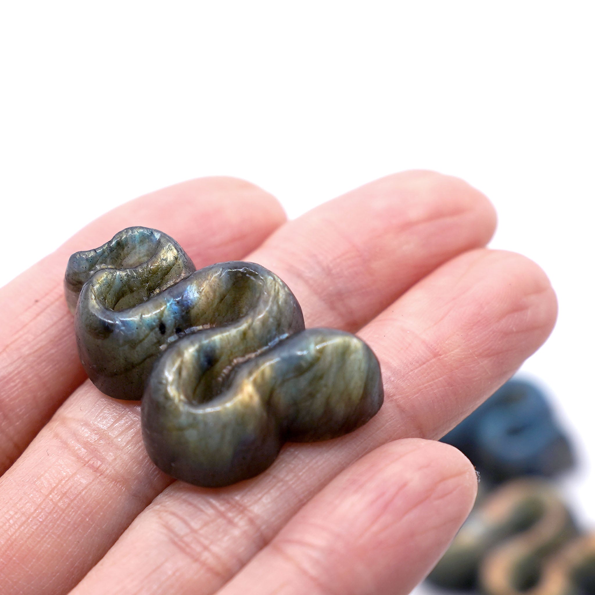 Labradorite Snake Cabochon