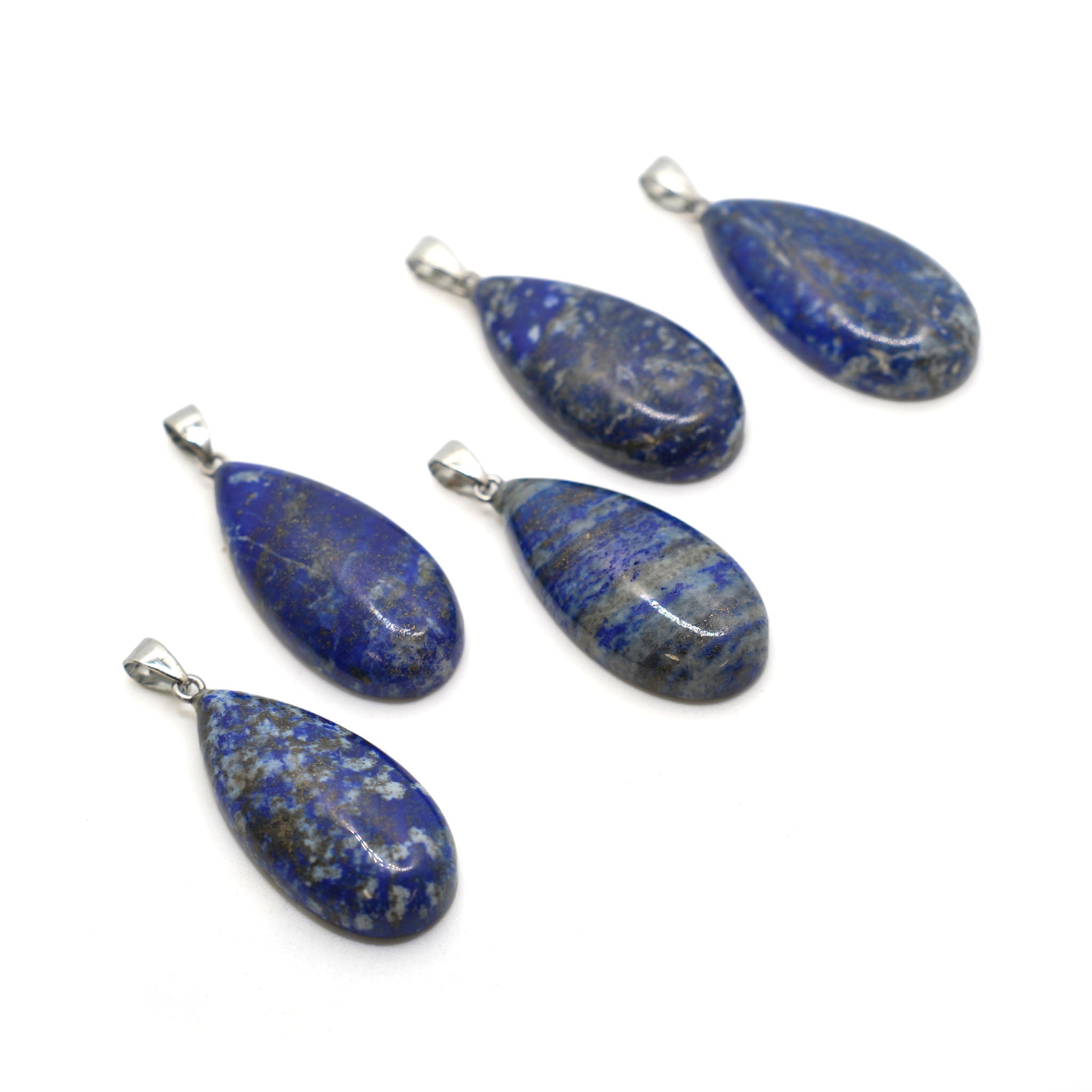 Thin Teardrop Pendant - 10 Pcs