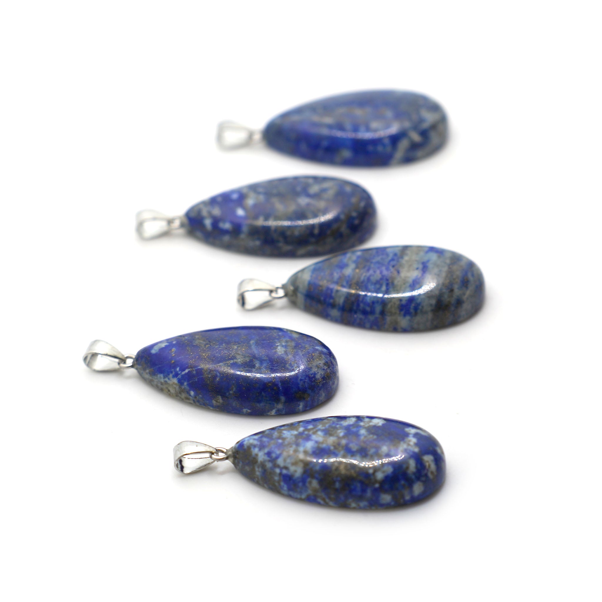 Thin Teardrop Pendant - 10 Pcs