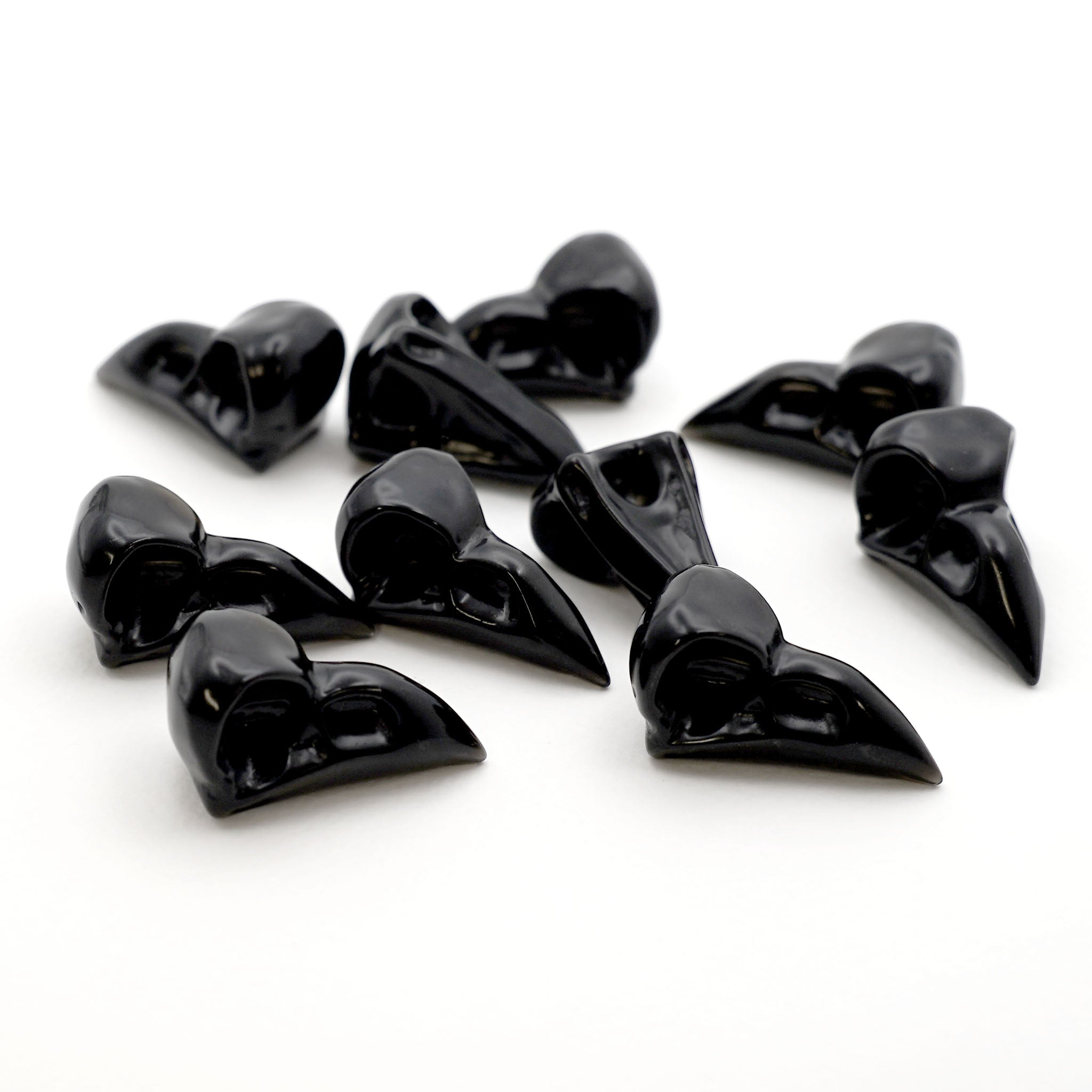 Bird Skull 1.2 Inches - 10 Pcs