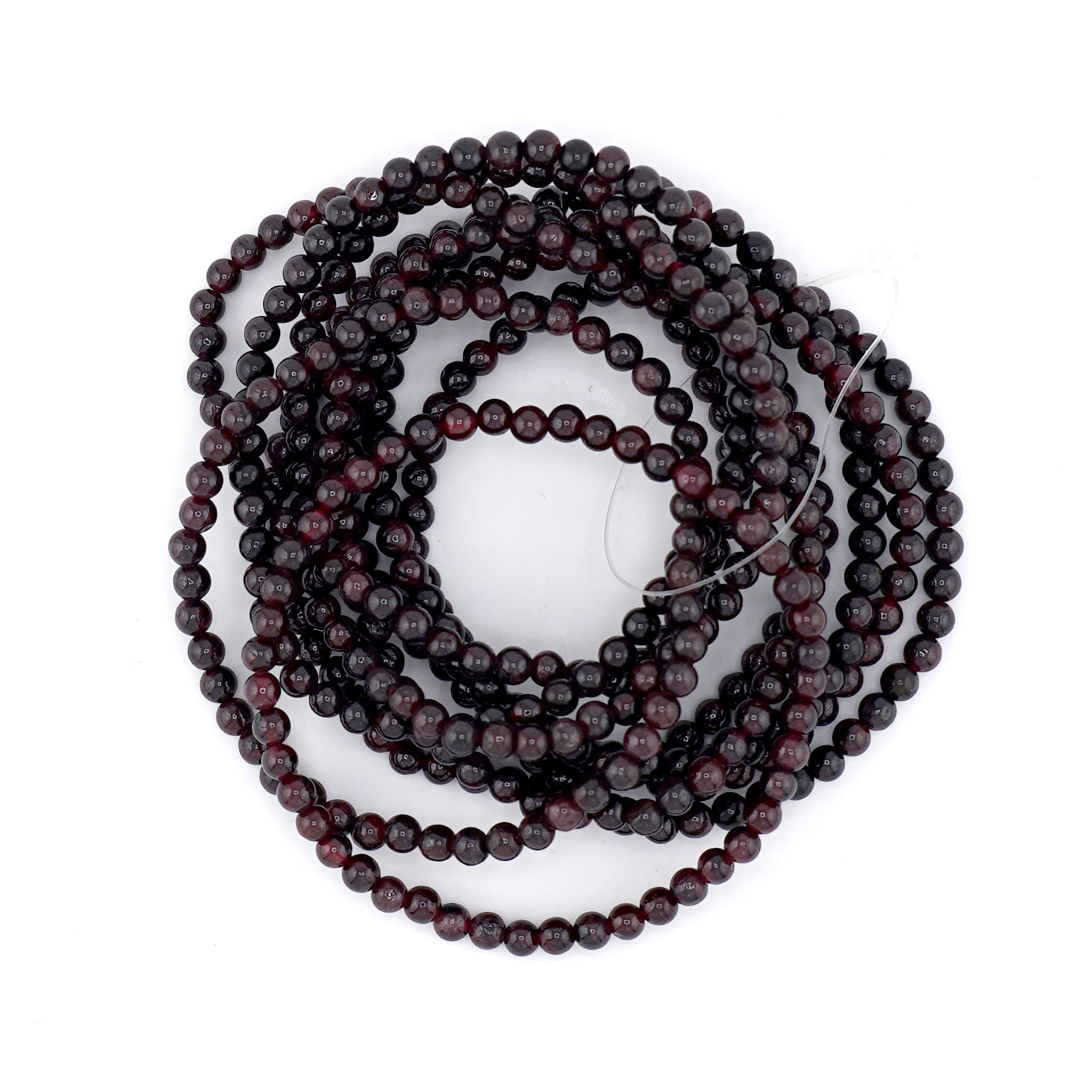 Garnet Bracelet 4mm - 10 Pcs