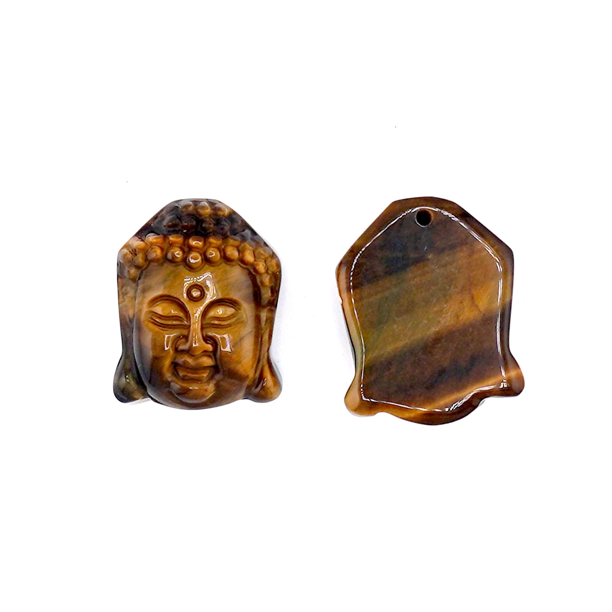 Buddha Head Carving Pendant