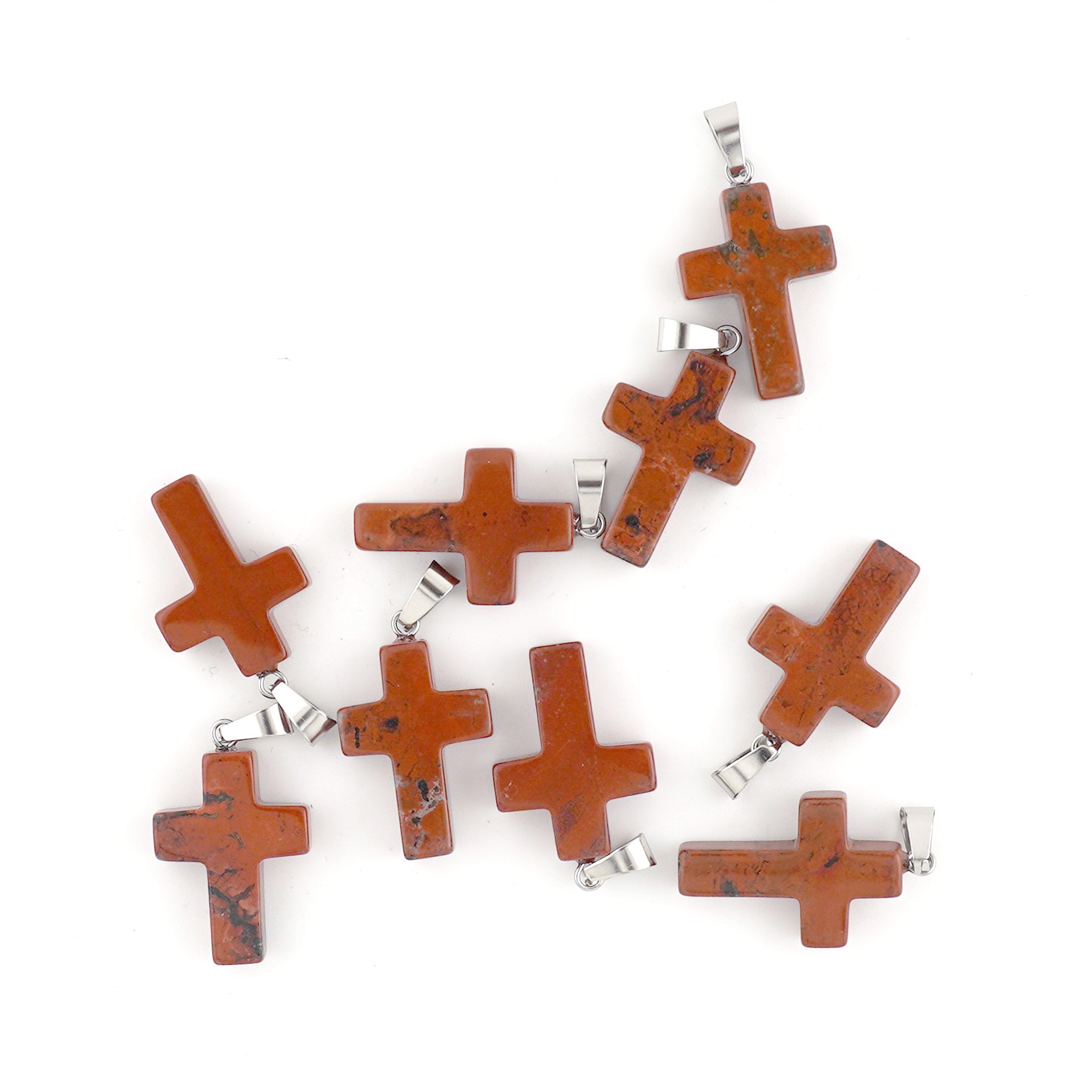 Cross Pendant 1 Inch - 10 Pcs