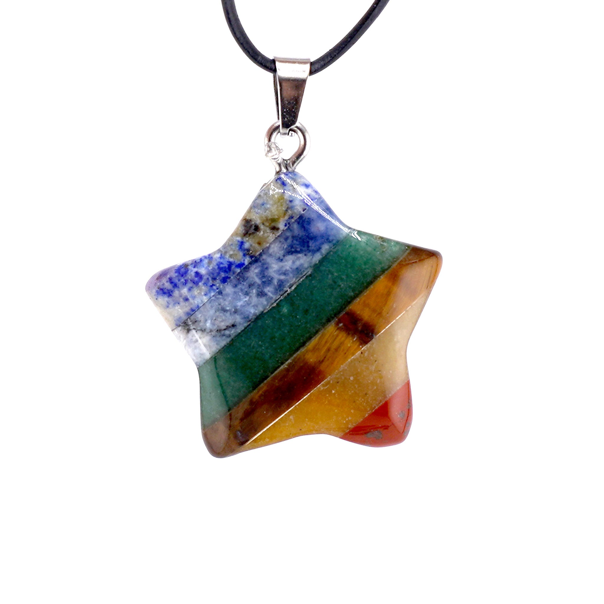 Chakra Star Pendant - 10 Pcs