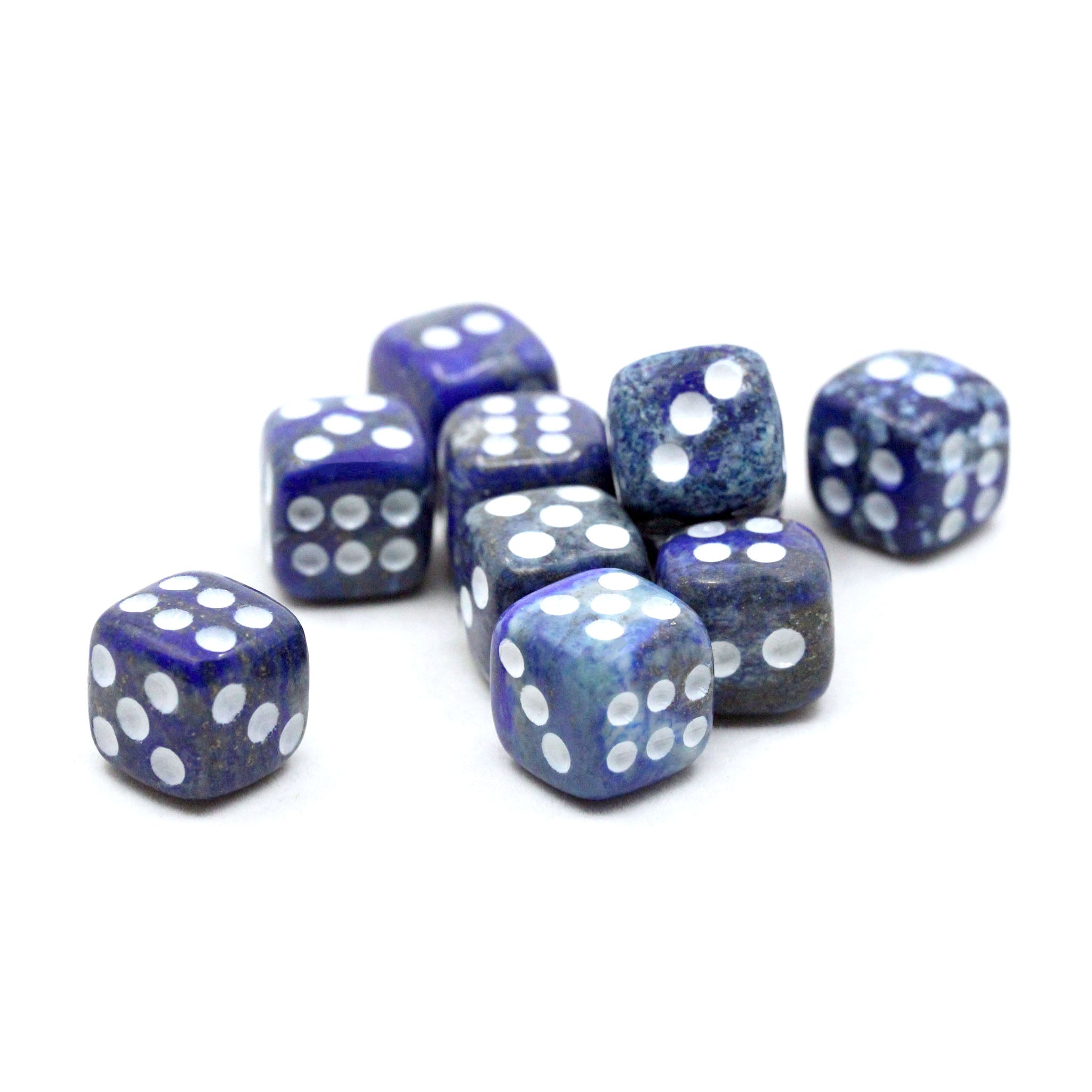 Crystal Dice - 10 Pcs
